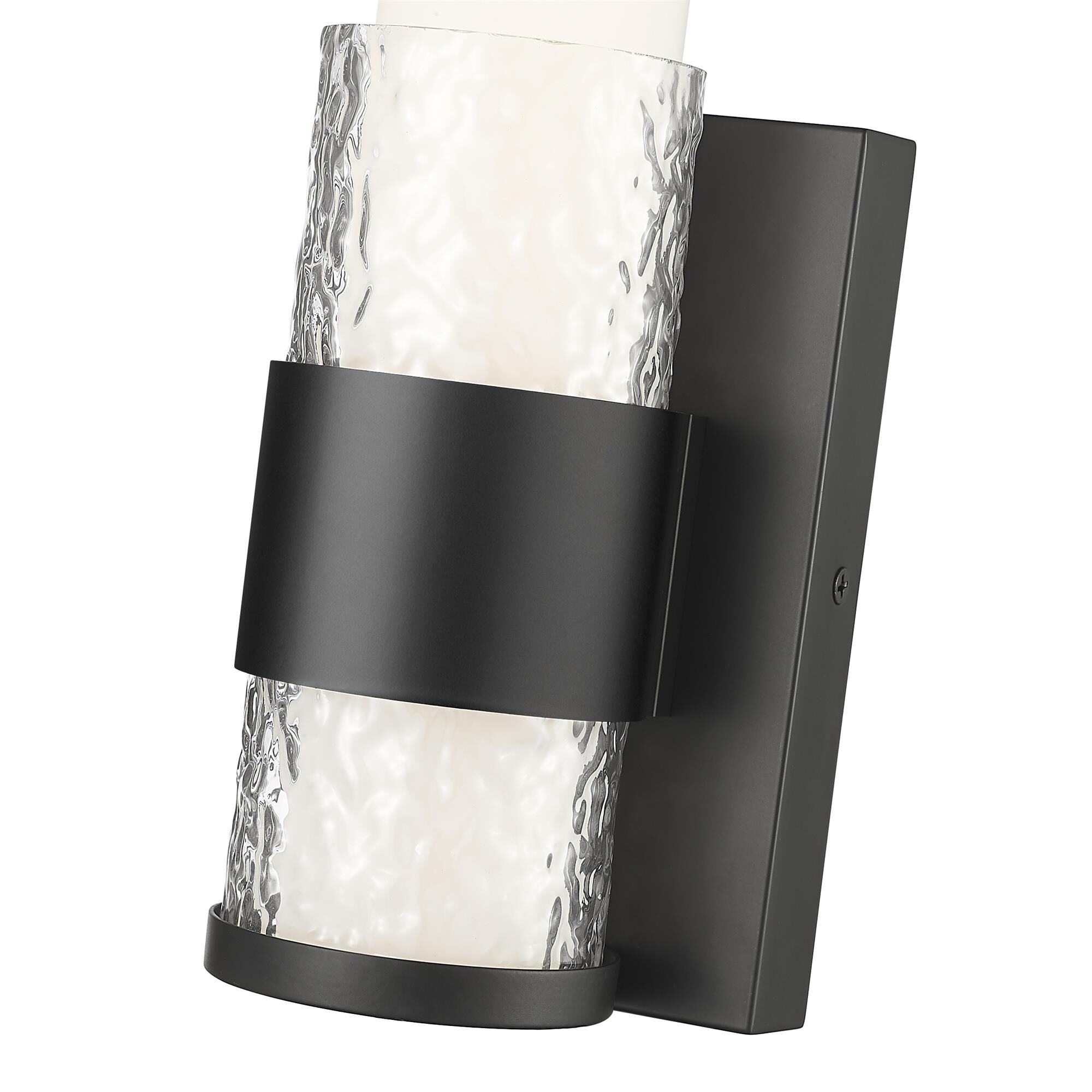 Shown in Matte Black finish and Matte Opal glass and Matte Opal shade
