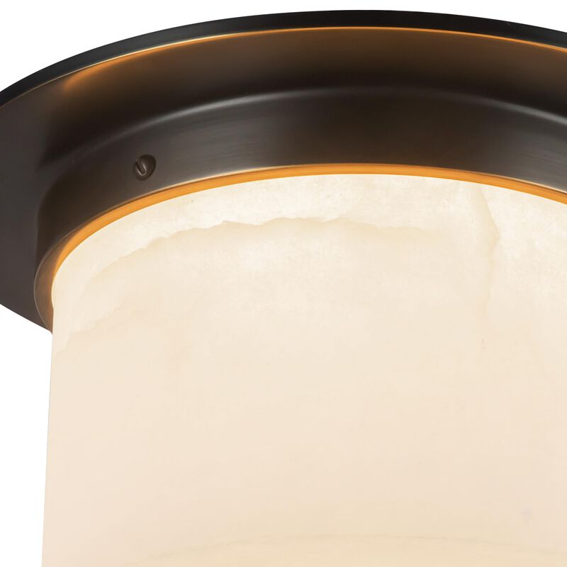 Jason Koharik Mineral 11 Inch Flush Mount by Alora Lighting