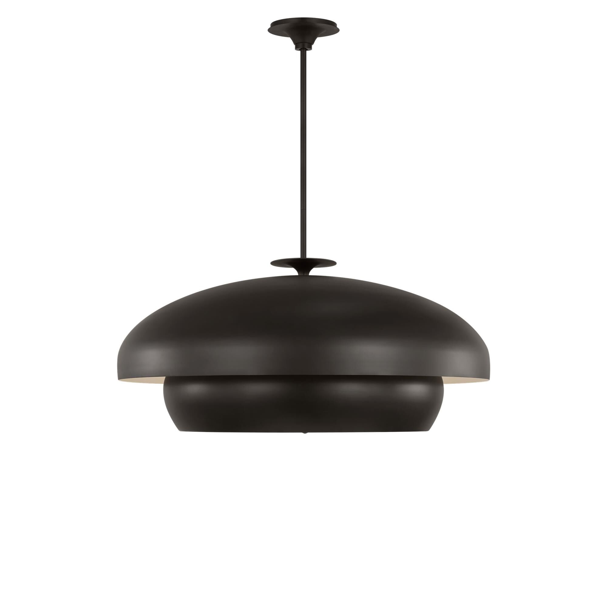Shown in Aged Iron finish and Silk Print Inside, Clear Outside Tempered glass