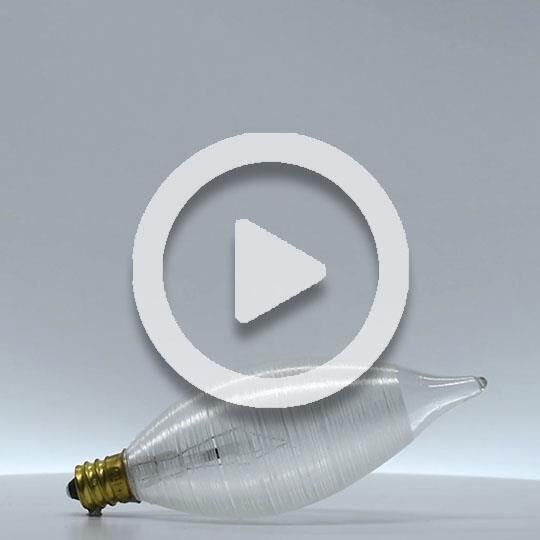 60 Watt C11 Incandescent Light Bulb,