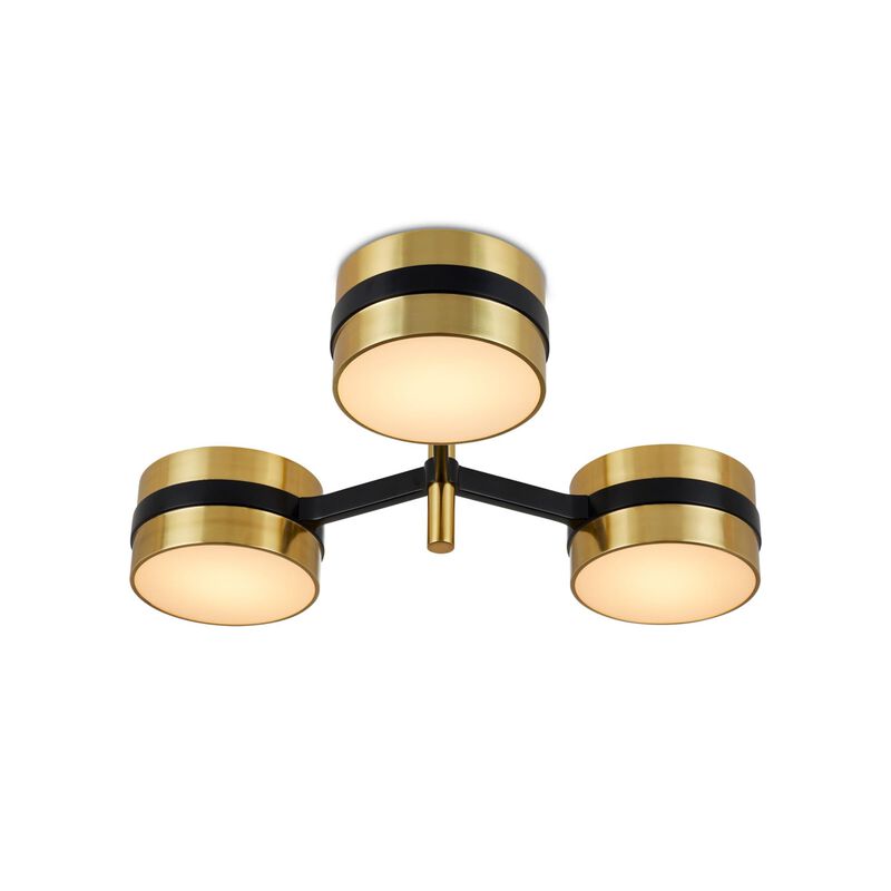 Heybrook 26 Inch Semi Flush Mount by Currey and Company