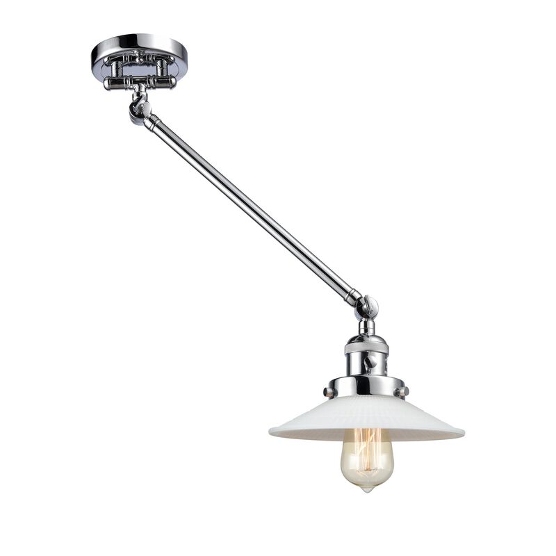Bruno Marashlian Halophane LED Wall Swing Lamp by Innovations Lighting