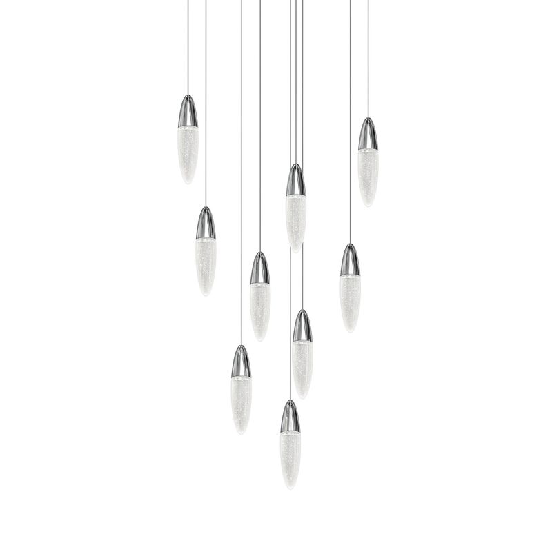 Sultana 24 Inch 9 Light Multi Light Pendant by Sonneman