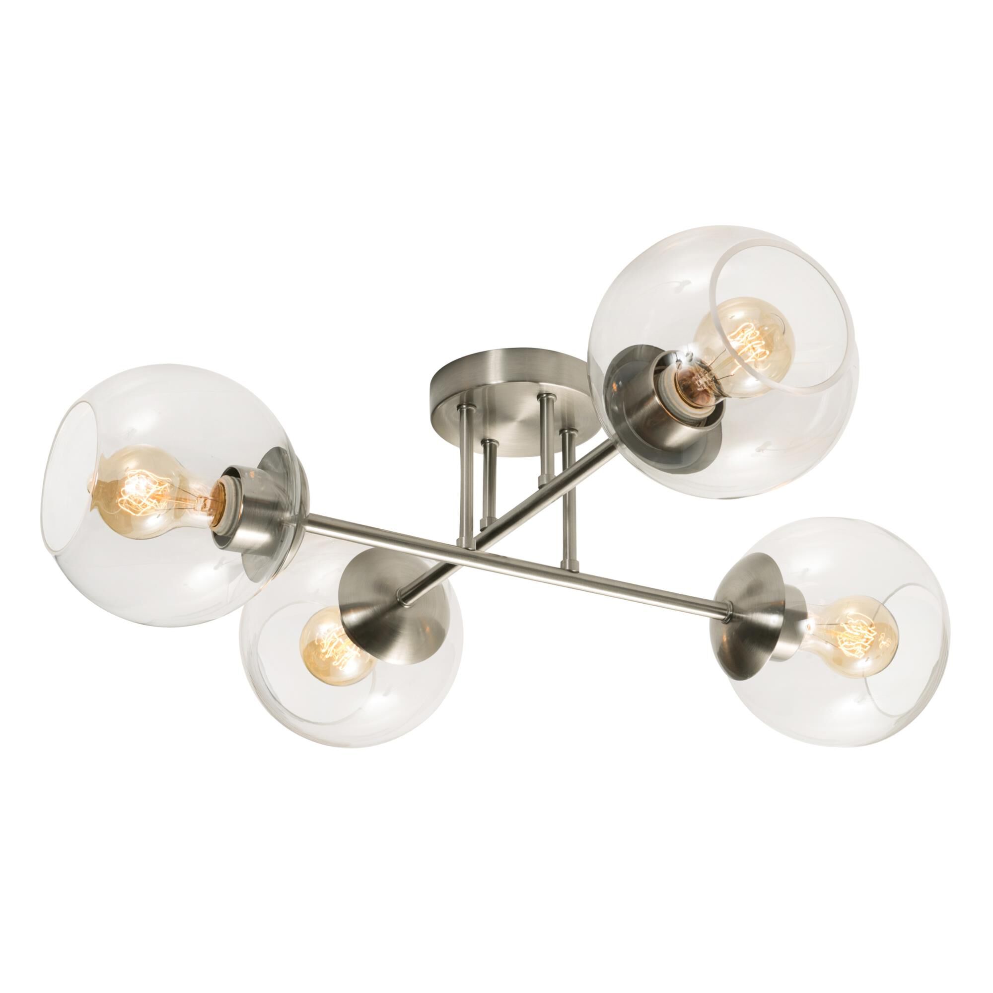 Jamie 25 Inch 4 Light Semi Flush Mount by AFX Lighting