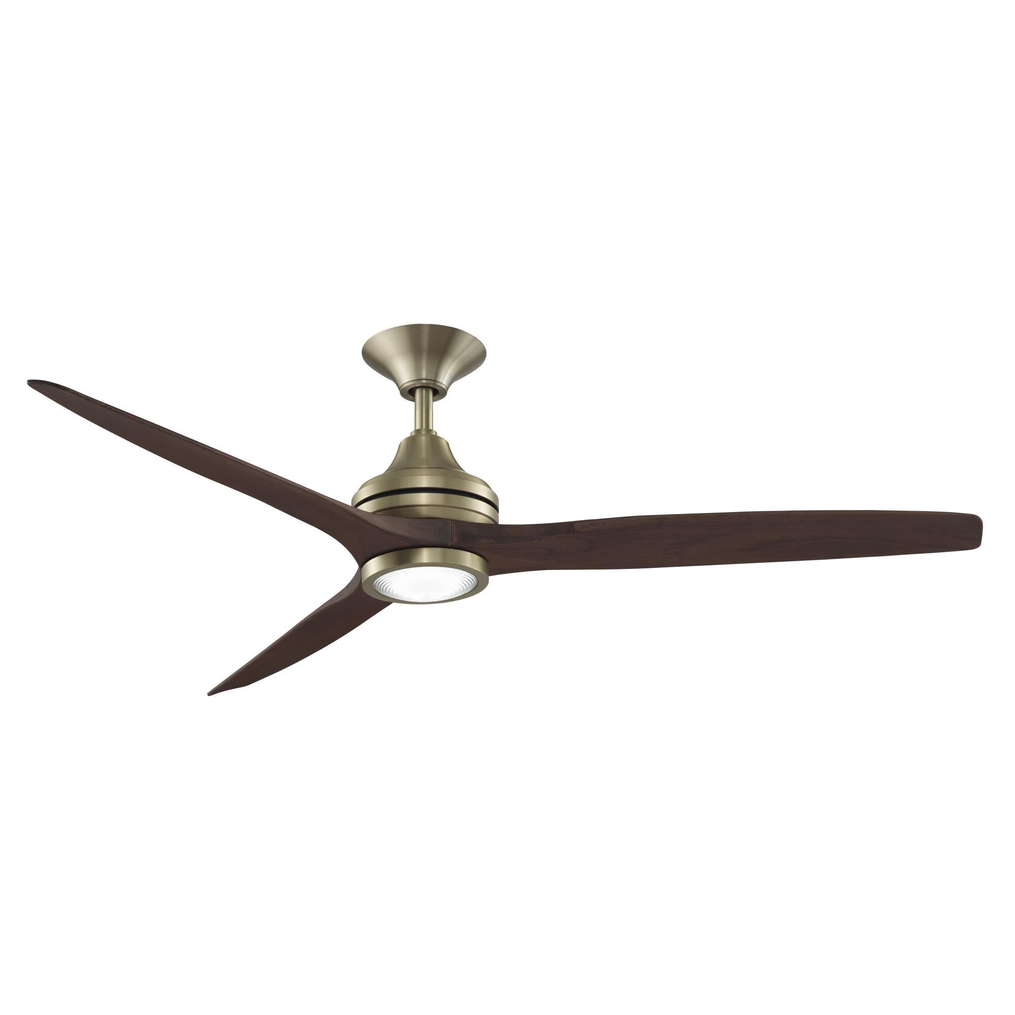 Shown in Brushed Satin Brass finish and Opal Frosted glass