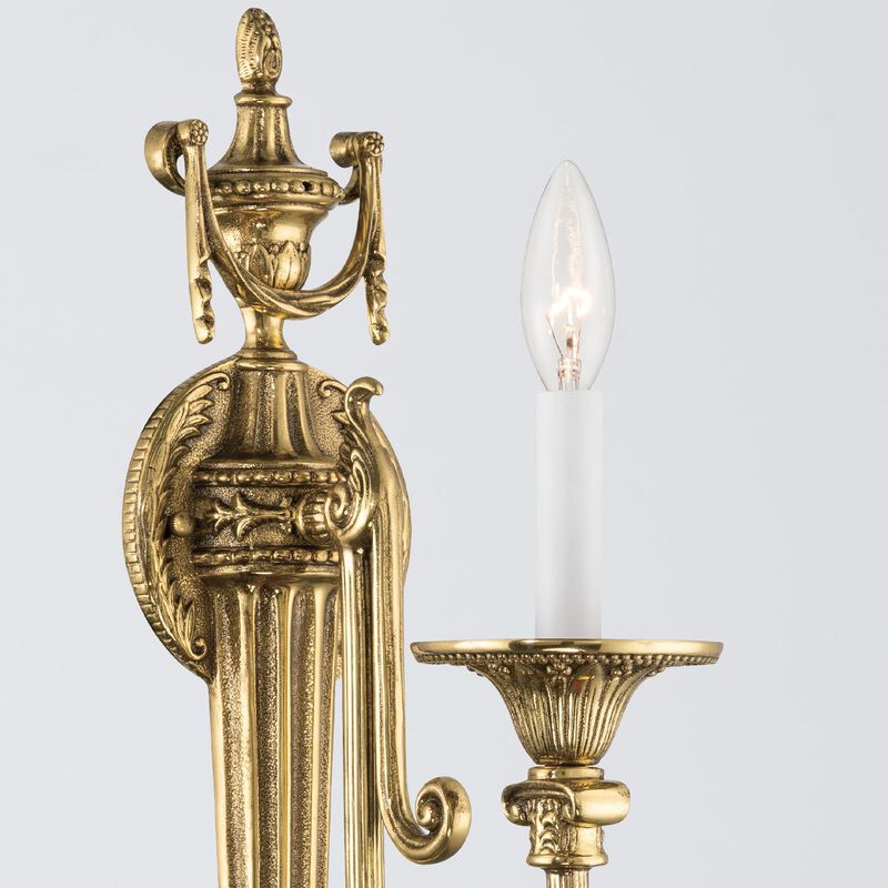 Cast Brass Wall Mount 20 Inch Bath Vanity Light by Crystorama
