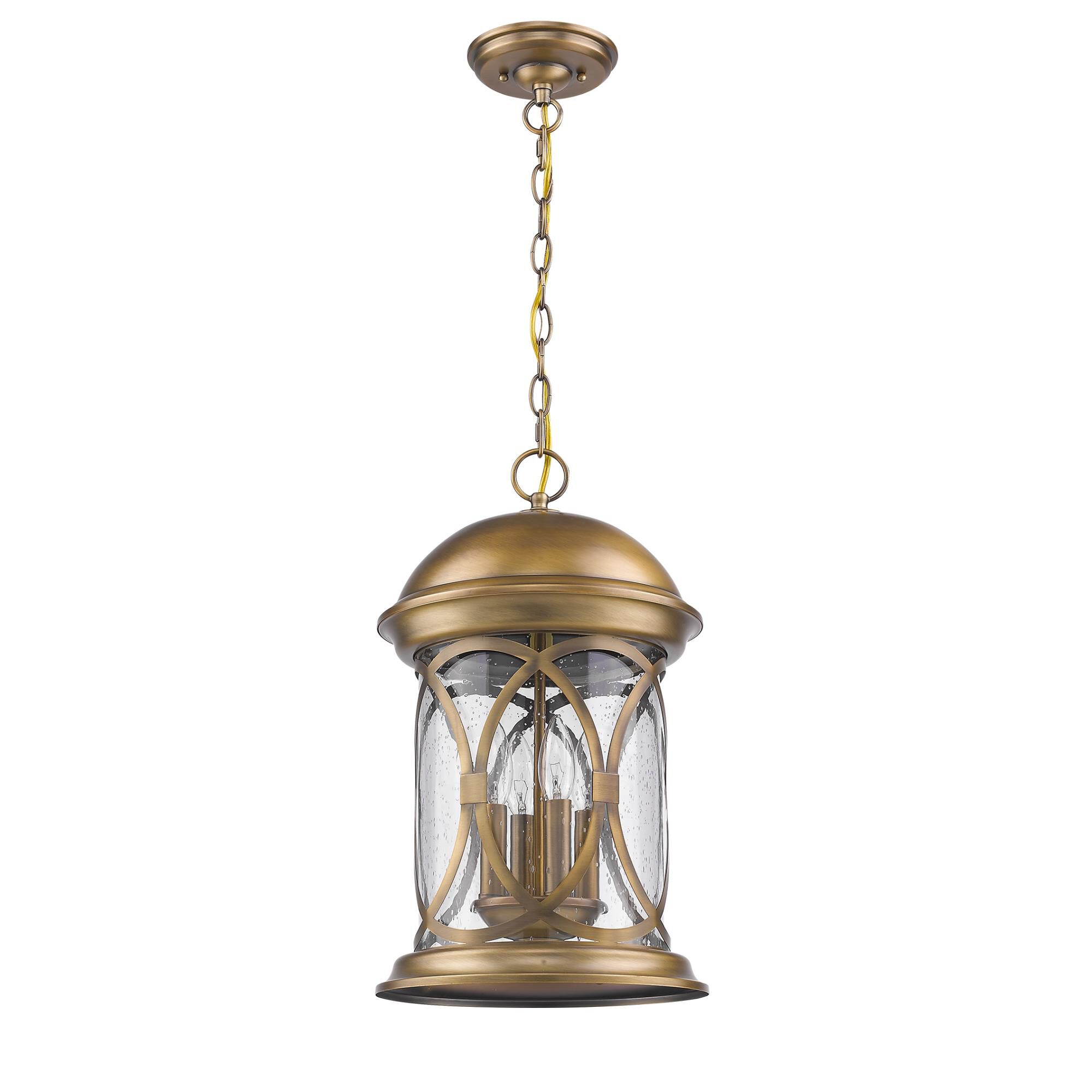 Lincoln 18 Inch Tall 4 Light Outdoor Hanging Lantern by Acclaim Lighting
