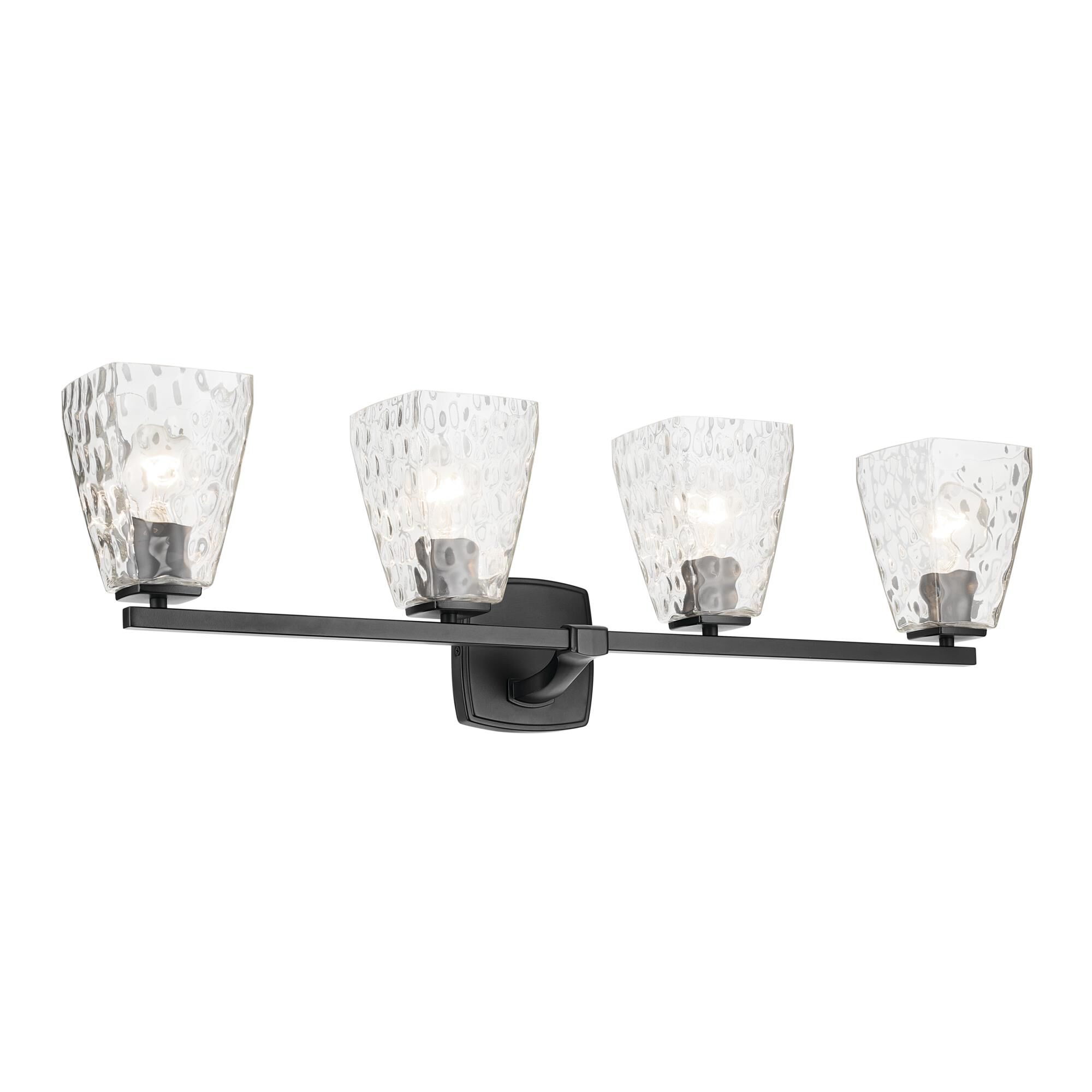 Shown in Black finish and Clear Water glass