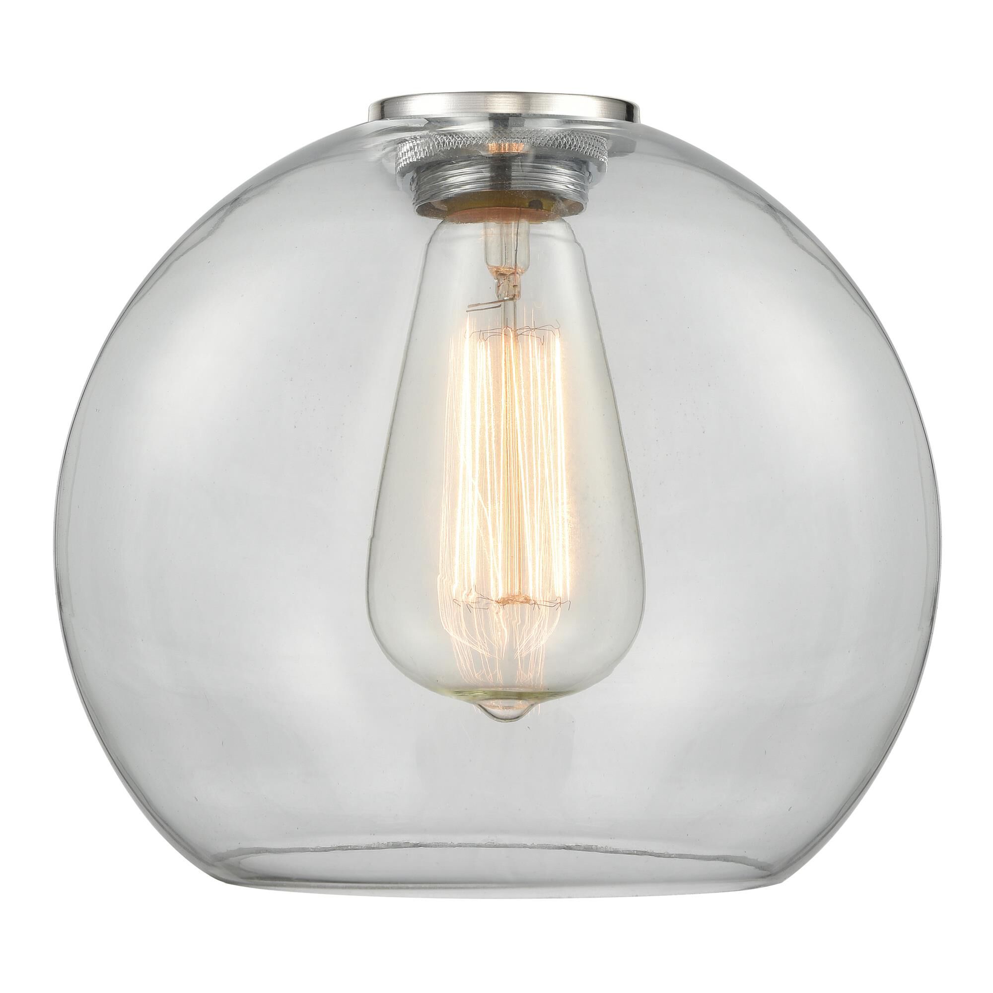 Shown in Matte Black finish and Clear glass