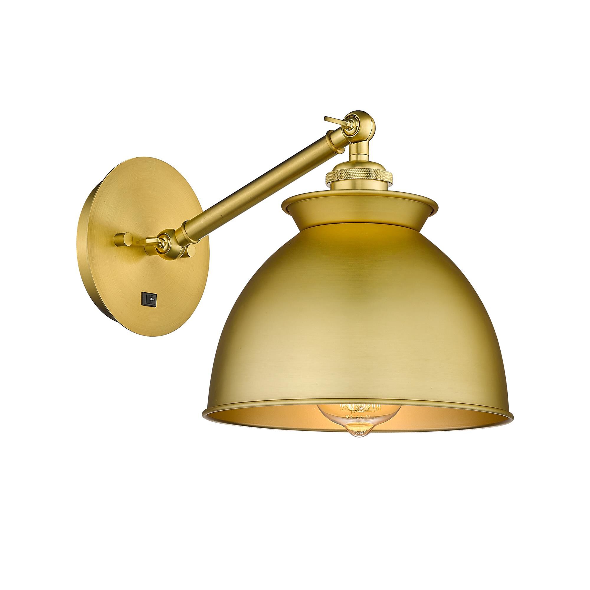 Bruno Marashlian Adirondack 8 Inch Wall Swing Lamp by Innovations Lighting