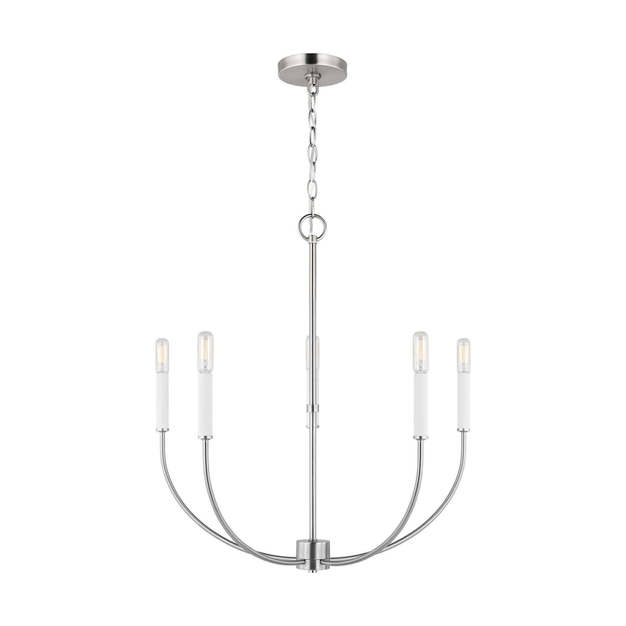 Shown in Brushed Nickel Silver finish