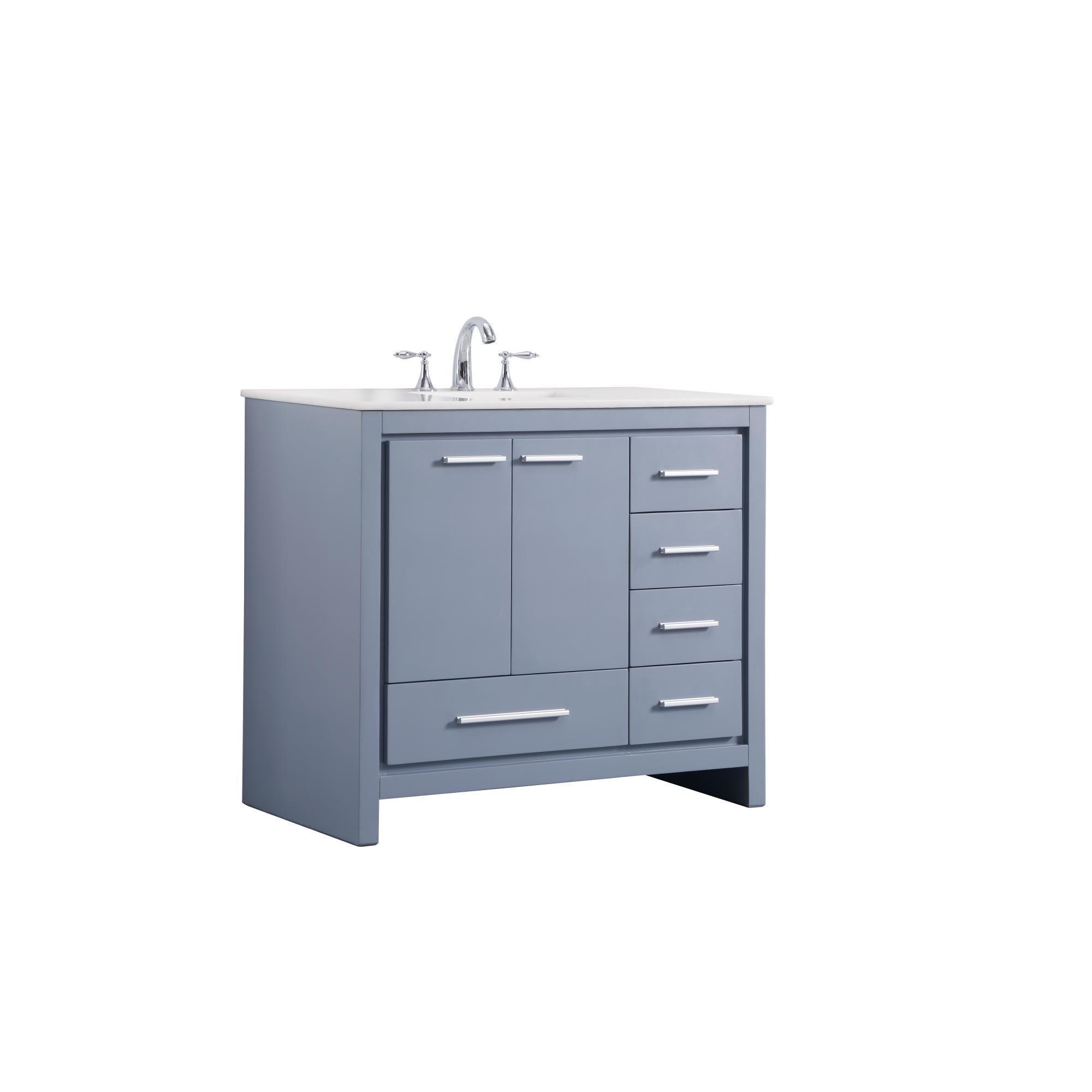 Shown in Grey finish