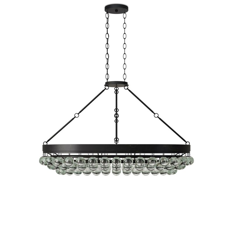 Balthazar 46 Inch 6 Light Semi Flush Mount by Currey & Company
