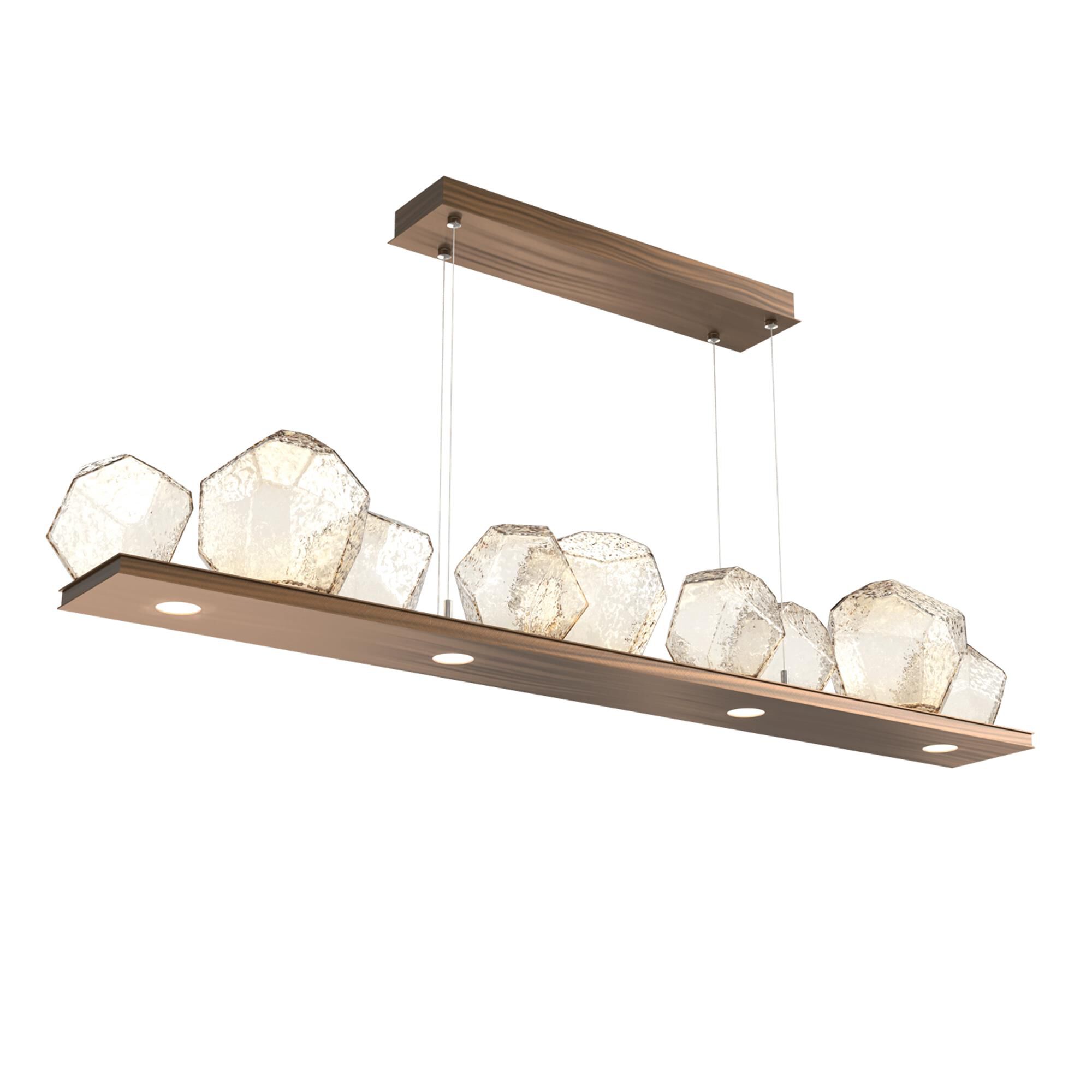 Shown in Oil Rubbed Bronze finish and Amber glass