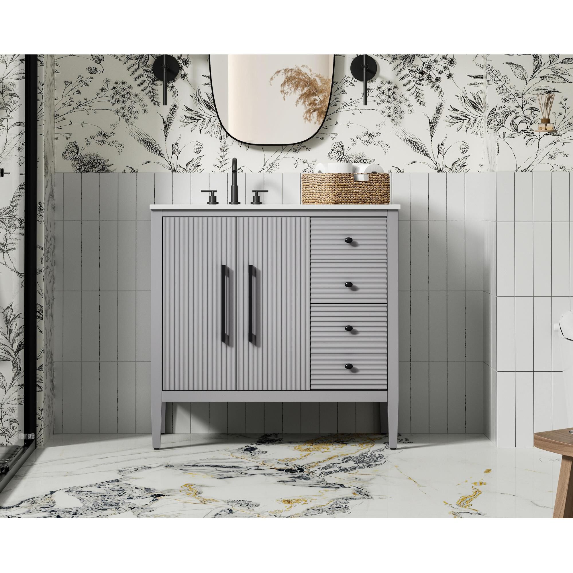 Blakely 36 Inch Bath Vanity by Elegant Dcor