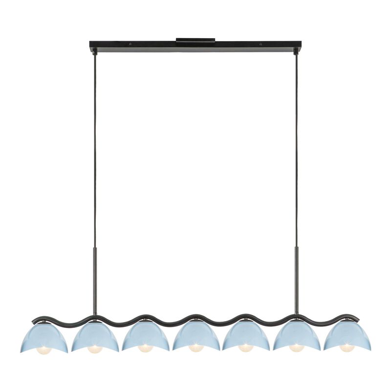 Ryan Pauly Atlas Medium Linear Chandelier by Kuzco