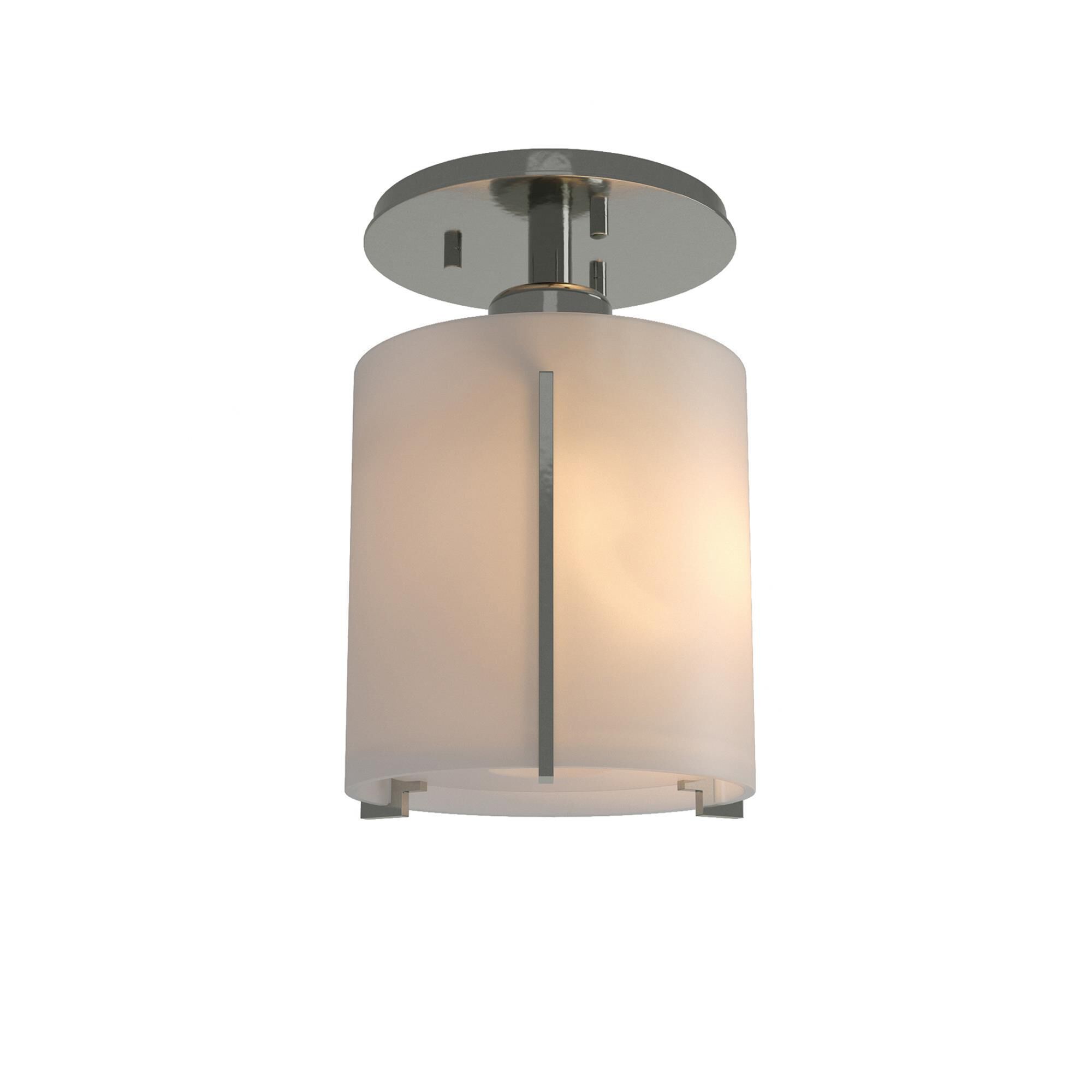 Shown in Sterling finish and Opal glass