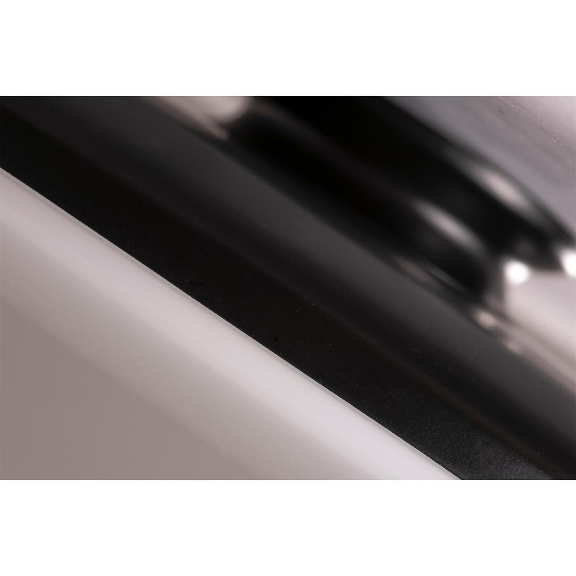 Shown in Black finish and White Acrylic shade