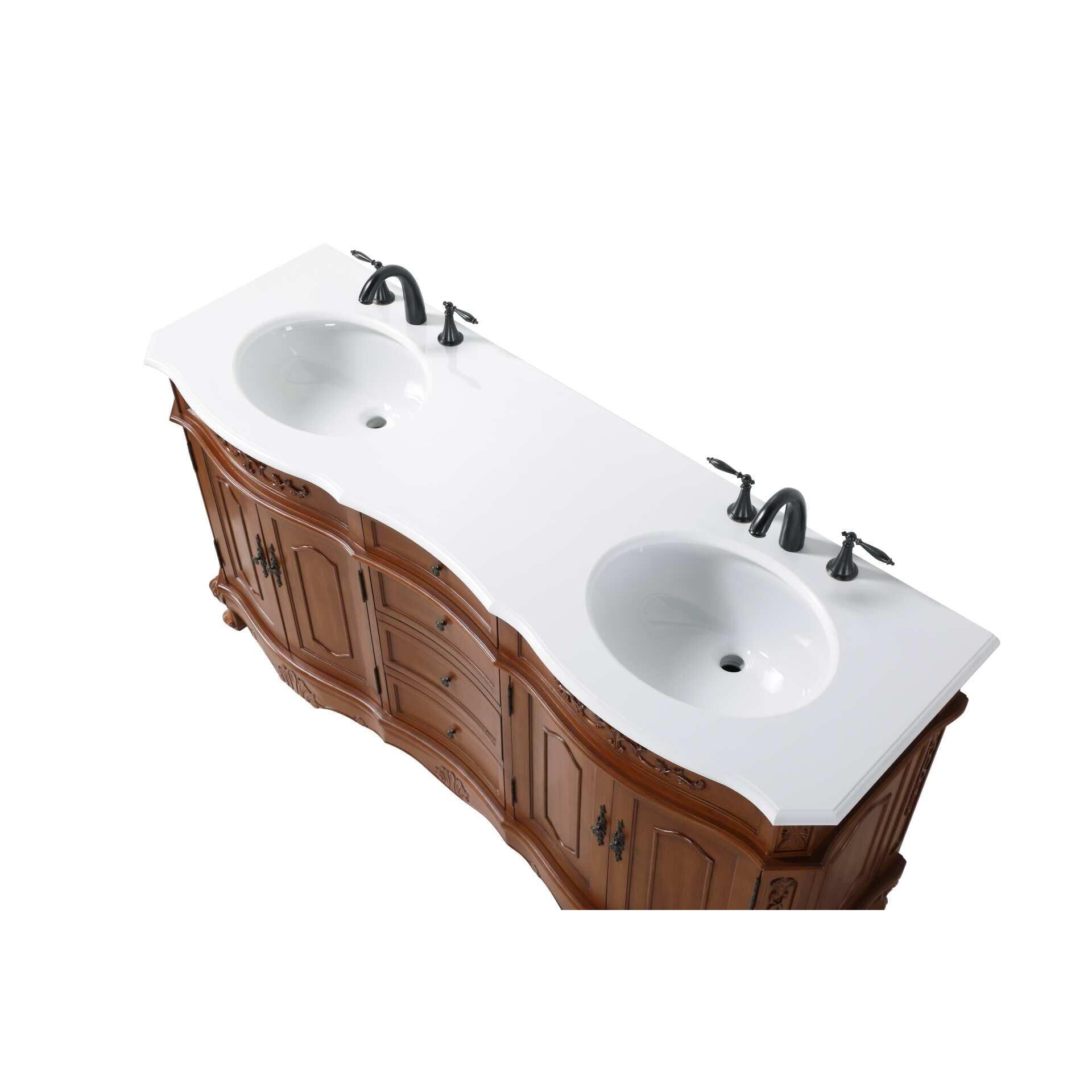 Shown in Teak finish