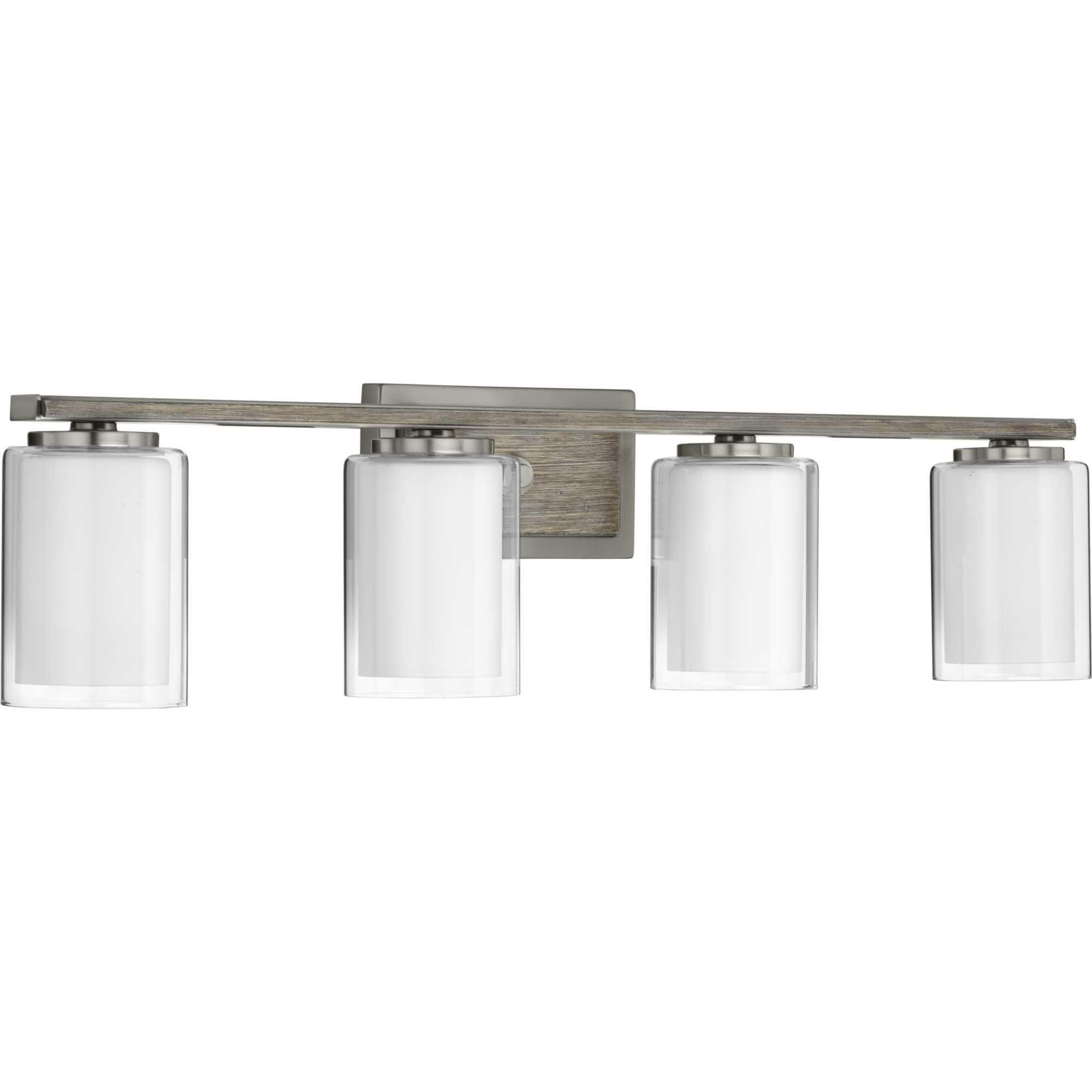 Mast 33 Inch 4 Light Bath Vanity Light by Progress Lighting