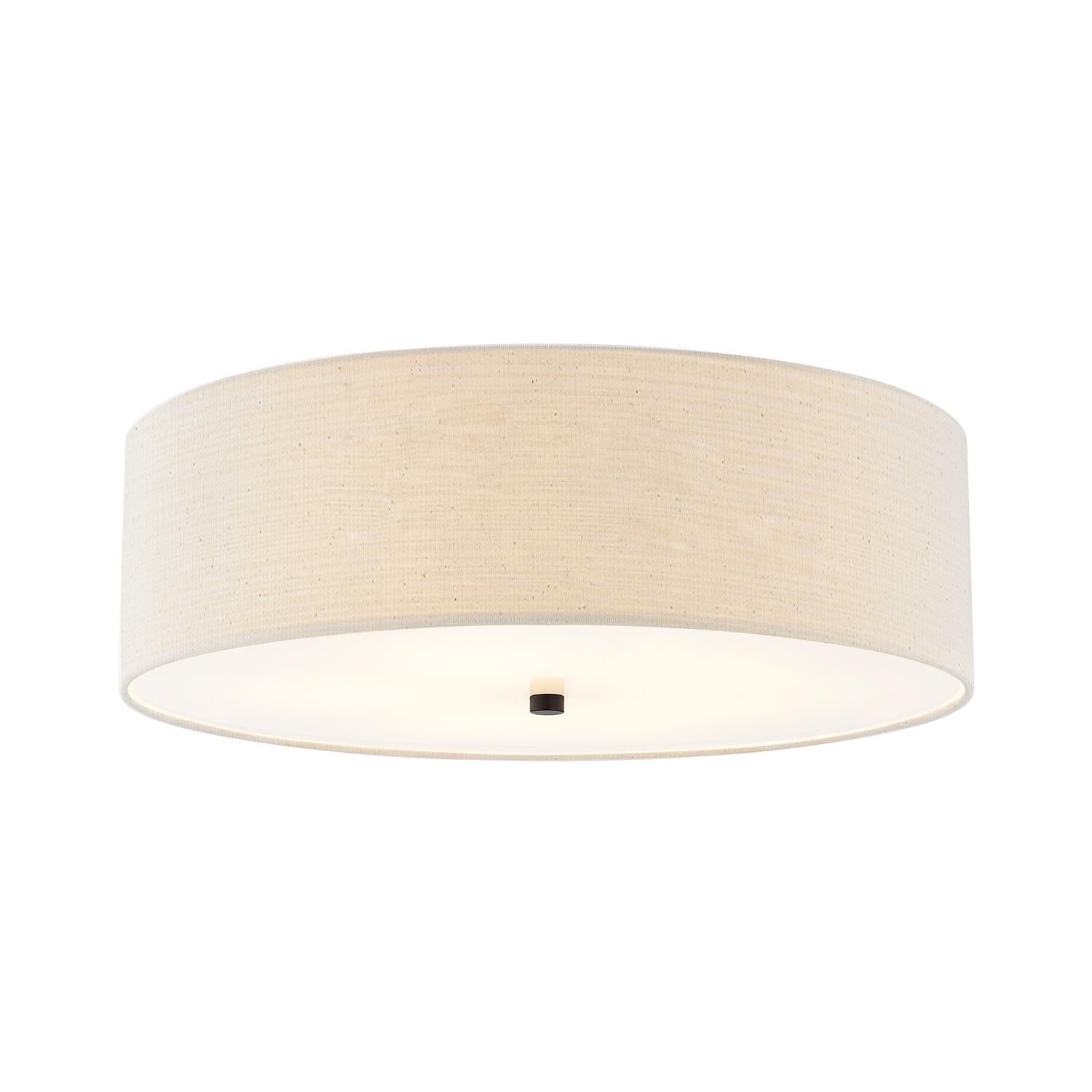 Textile - Classic 24 Inch Flush Mount by Justice Design Group