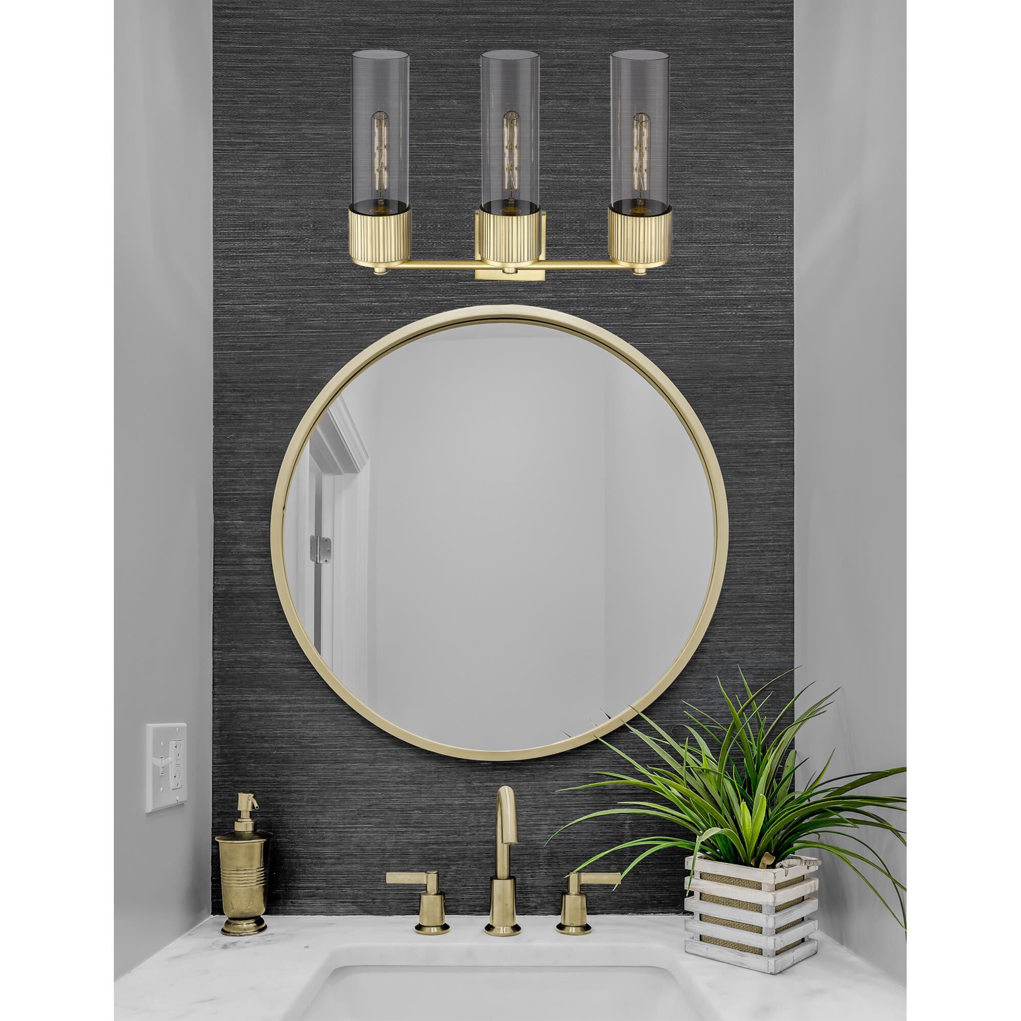 Bruno Marashlian Bolivar 20 Inch 3 Light Bath Vanity Light by Innovations Lighting