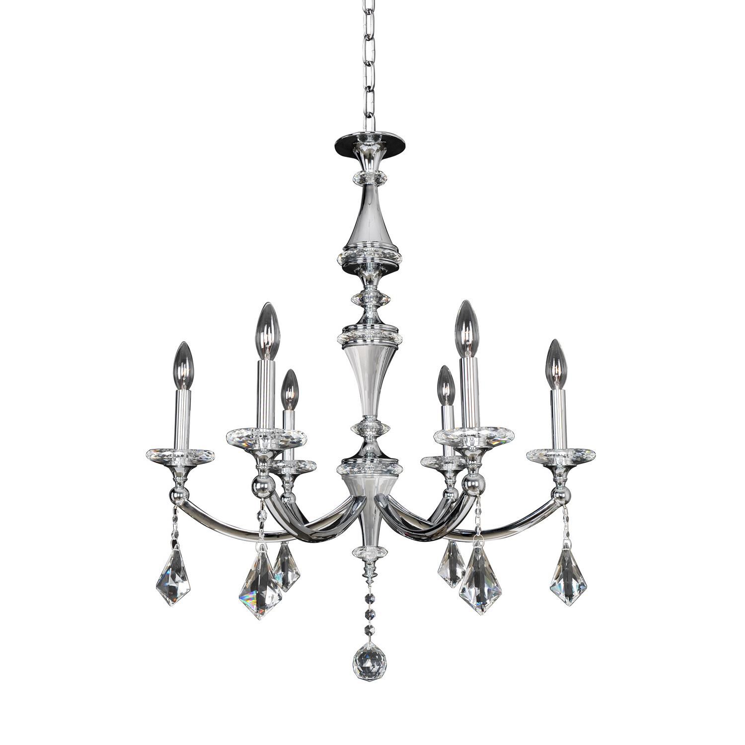 Floridia 27 Inch 6 Light Chandelier by Allegri