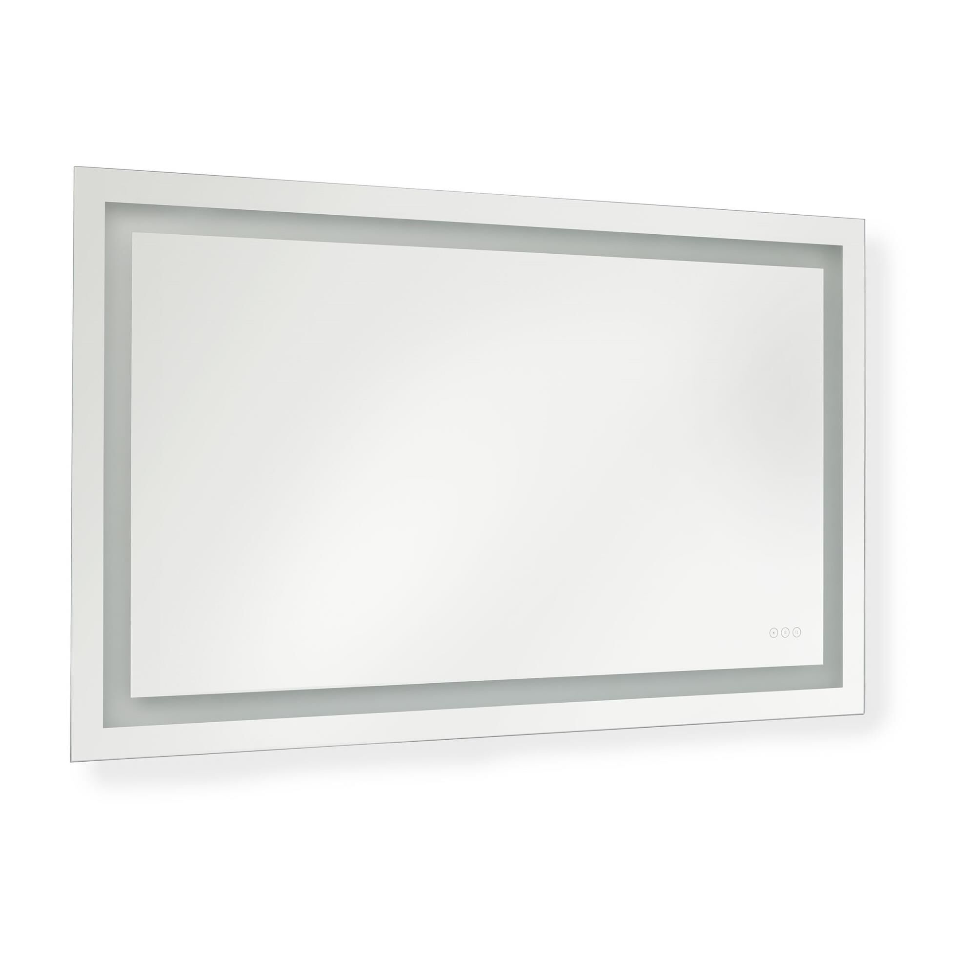 Shown in Might Bright White finish and Mirror Glass shade