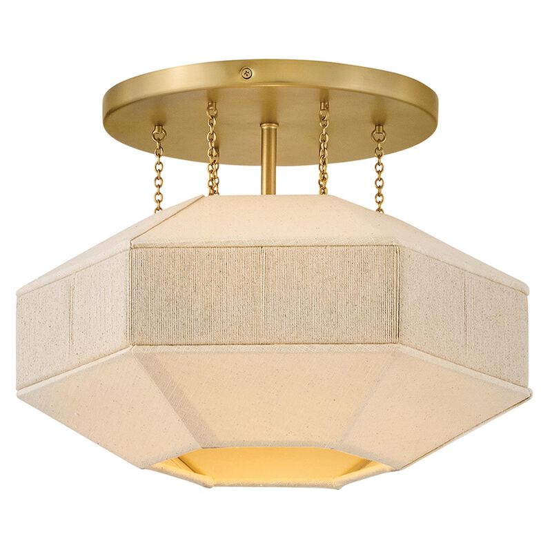 Lyla 15 Inch Semi Flush Mount by Hinkley