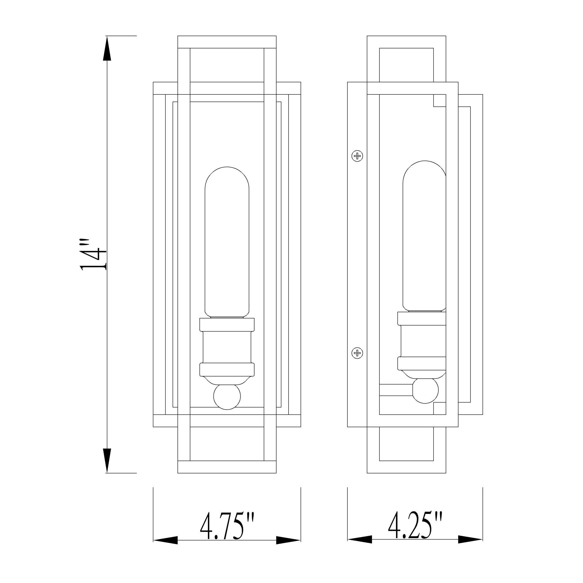 Z-Lite Titania 14 Inch Wall Sconce