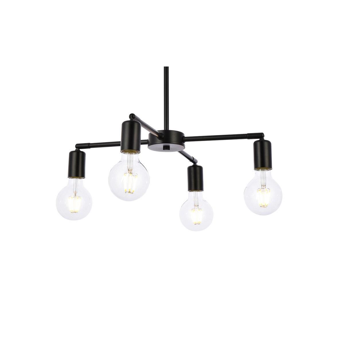 Reyes 8 Inch Mini Pendant by Elegant Lighting