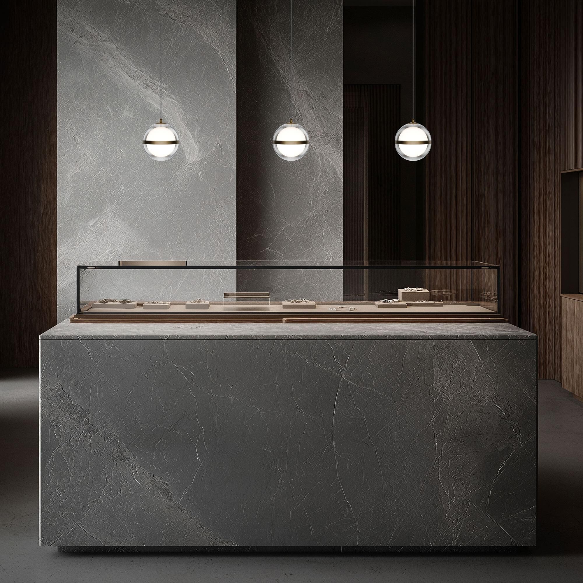 Shown in Aged Brass finish