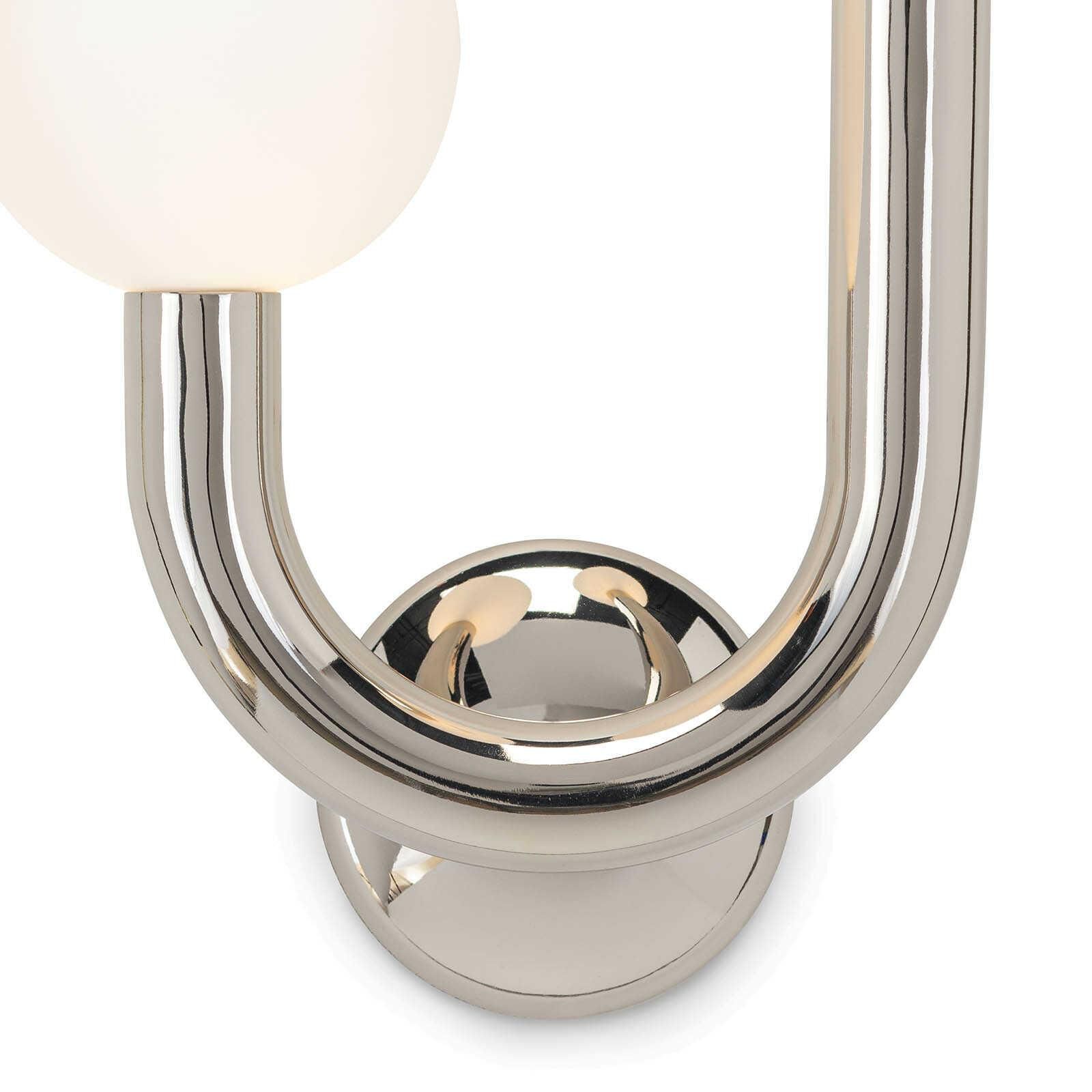 Shown in Polished Nickel finish and Left Orientation  accent