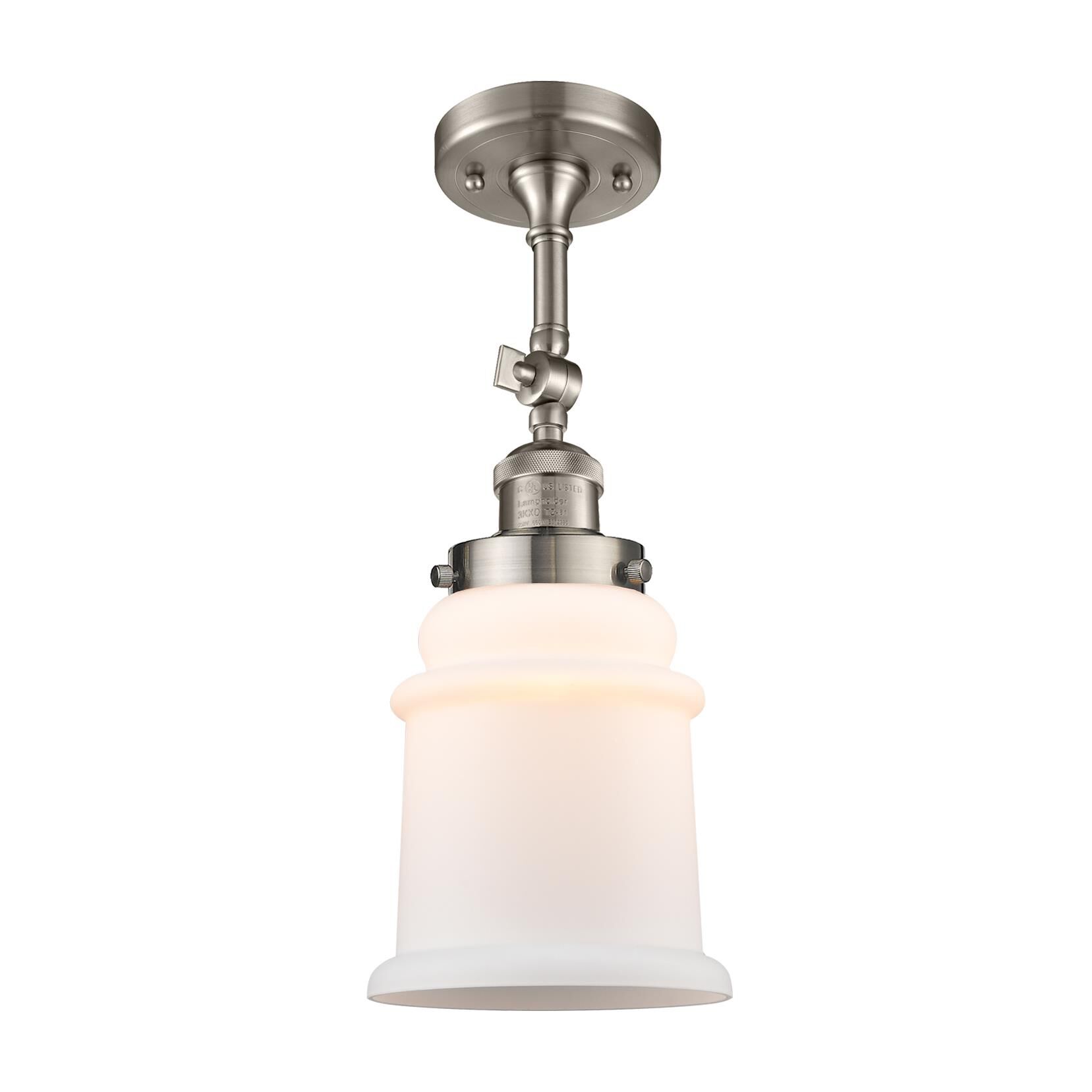 Bruno Marashlian Canton 6 Inch 1 Light Semi Flush Mount by Innovations Lighting