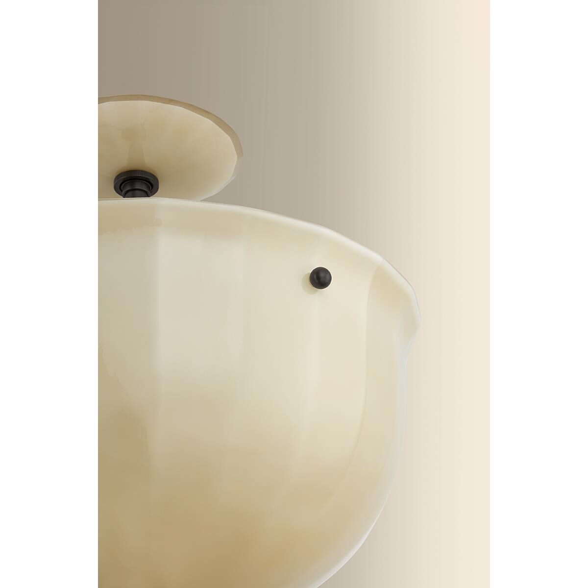 Shown in Distressed Bronze finish and Etched with Optic glass