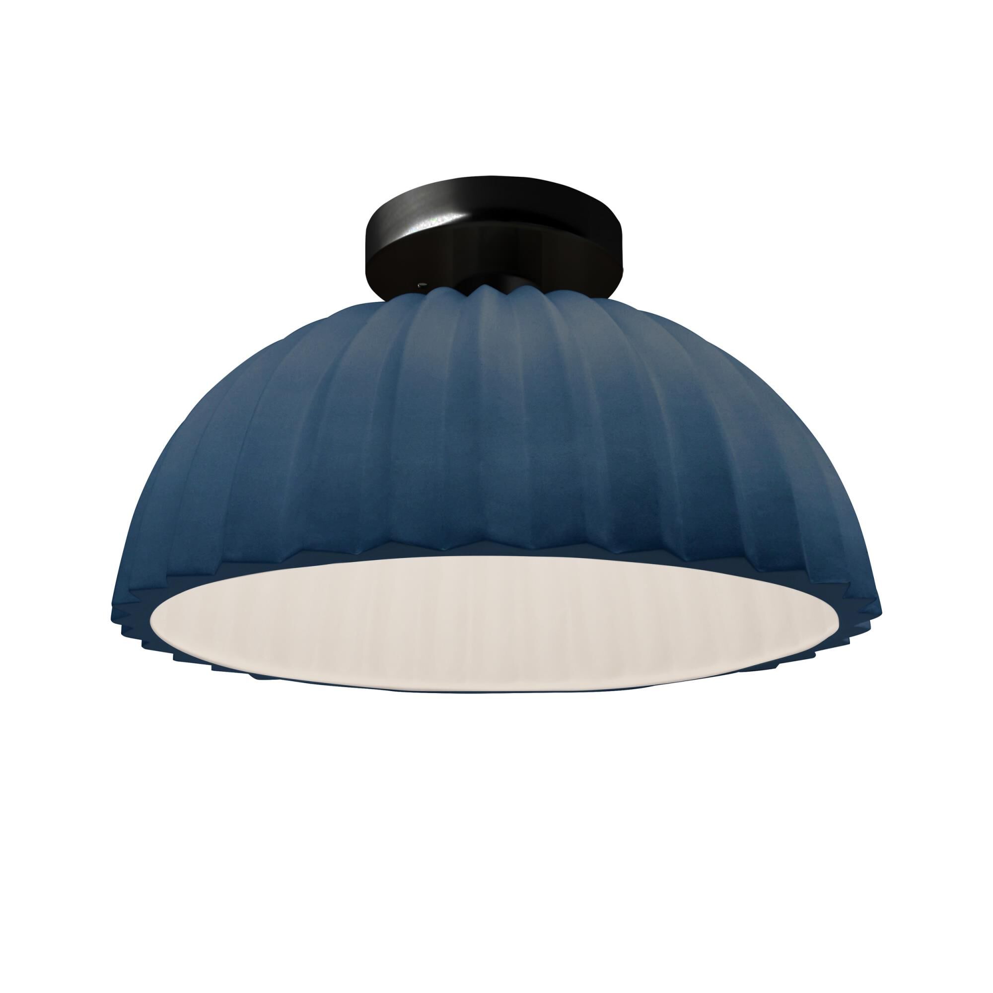 Shown in Matte Black finish and Midnight Sky With Matte White Internal Finish shade