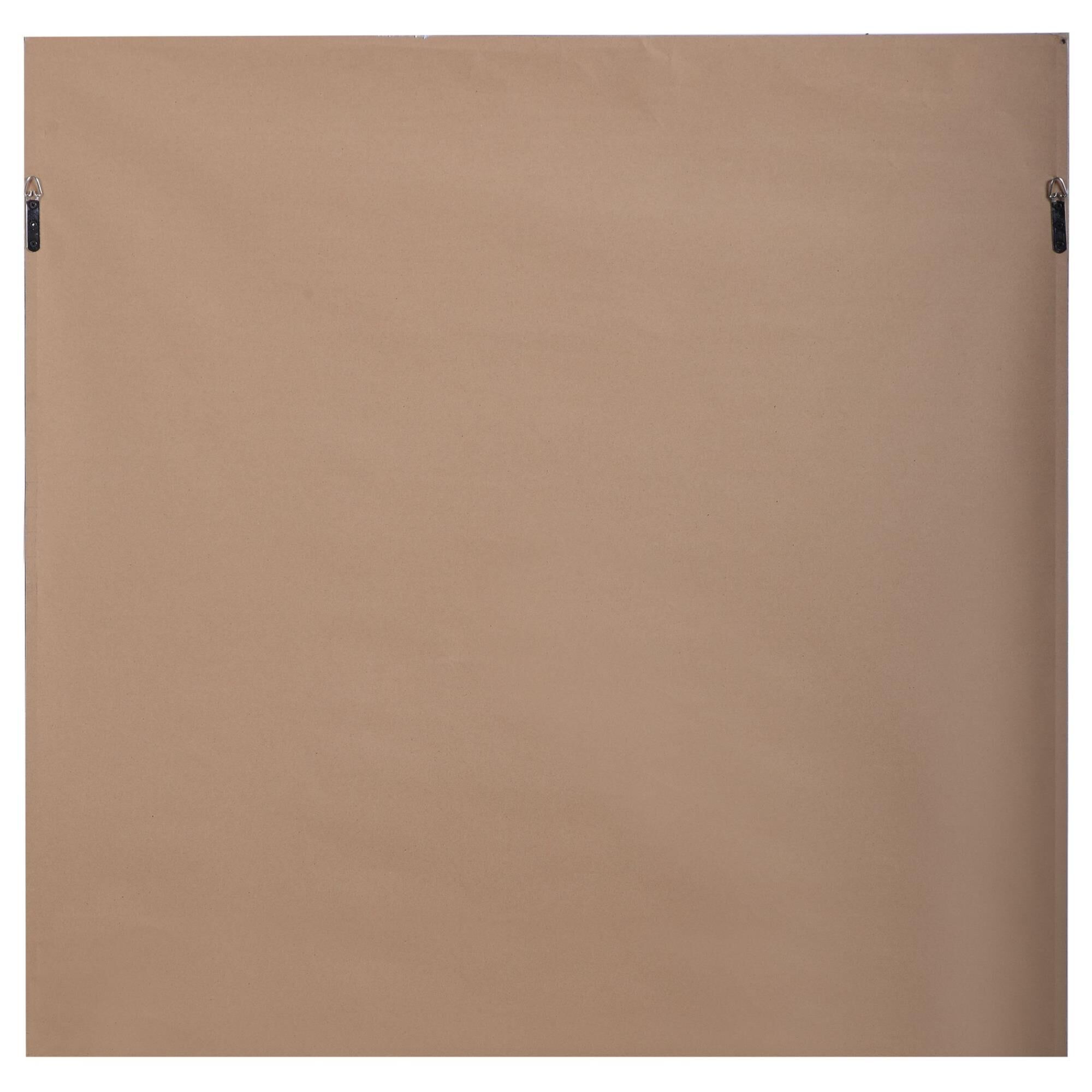 Shown in Matte Black Frame With Silver Inner Liner, Under Glass, Black And White, Vintage finish