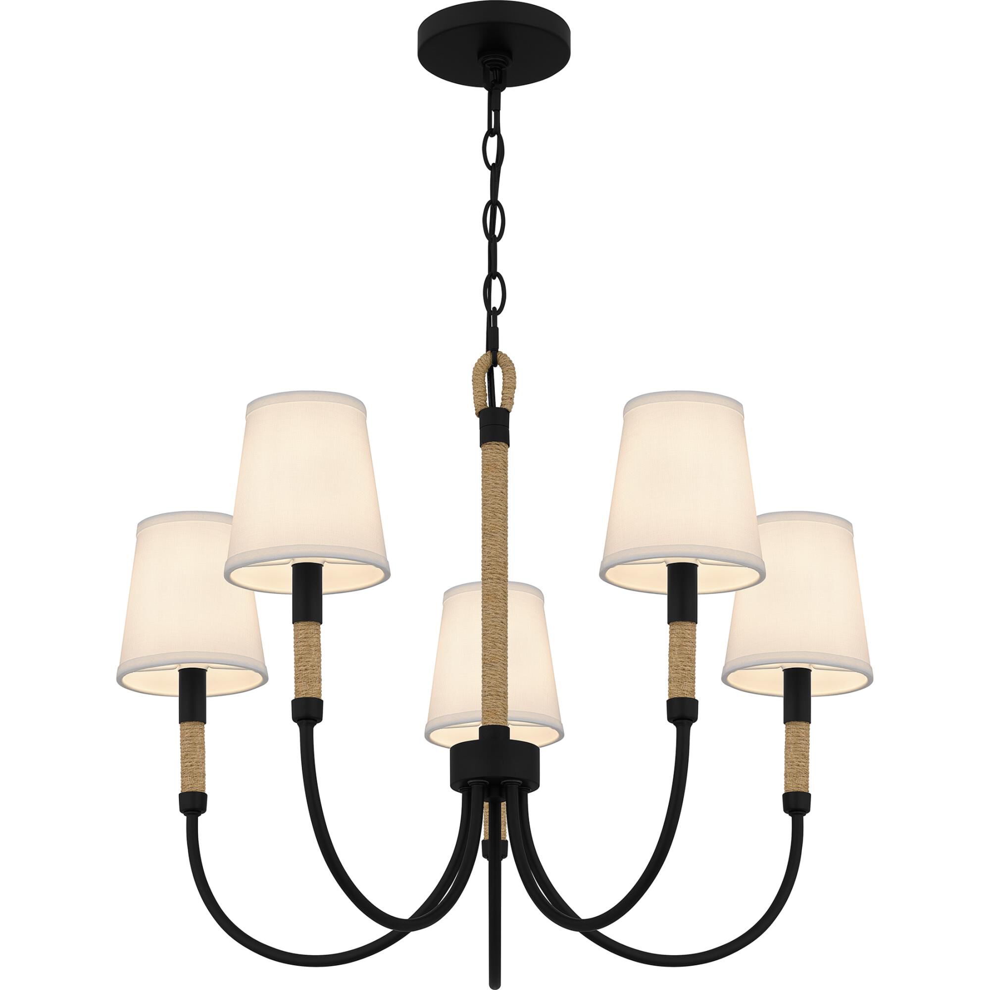 Bayside 25 Inch Chandelier by Quoizel