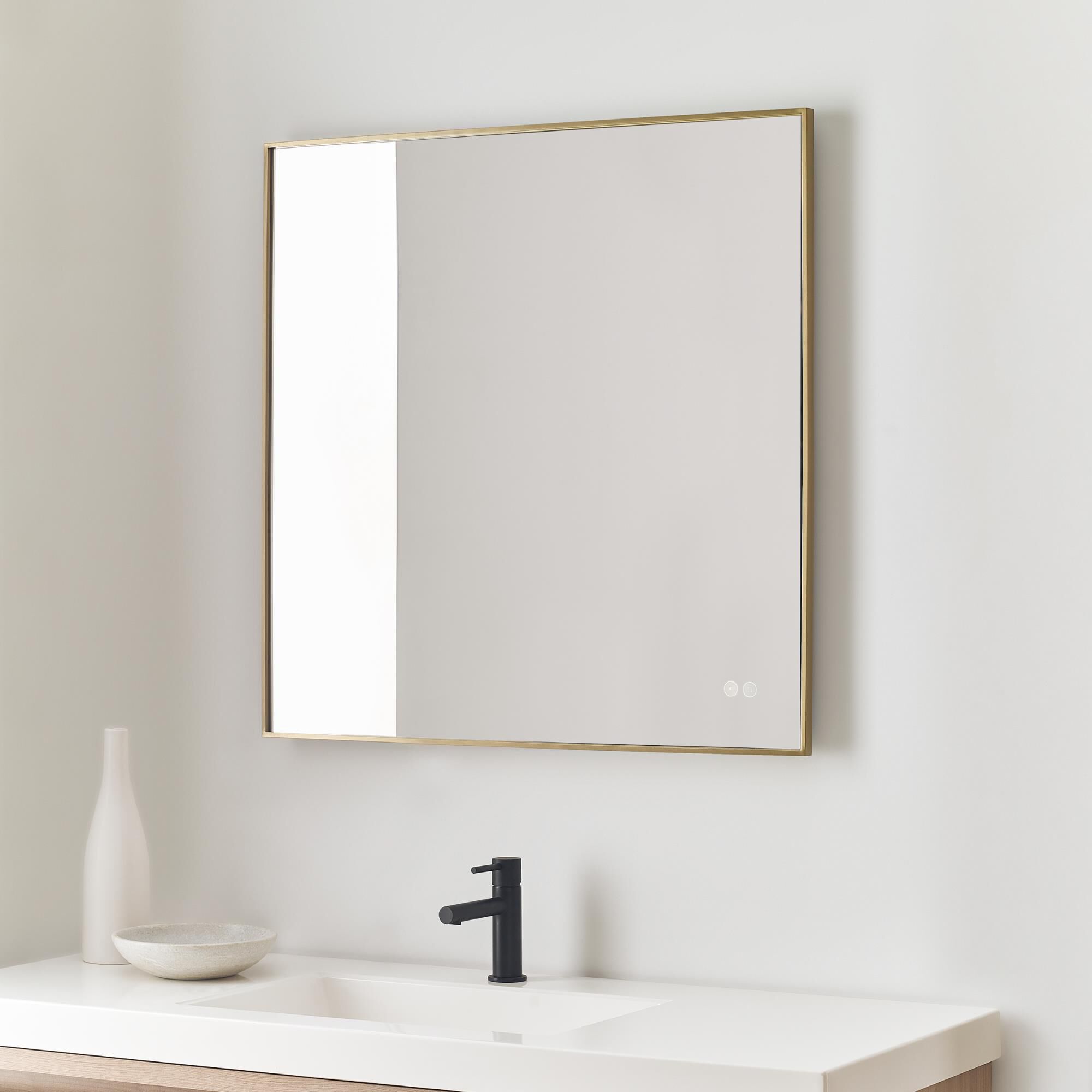 Cadre 30 Inch LED Lighted Mirror,