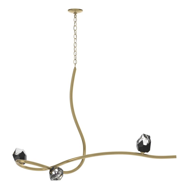 Glacier 22 Inch 3 Light Multi Light Pendant by Hubbardton Forge