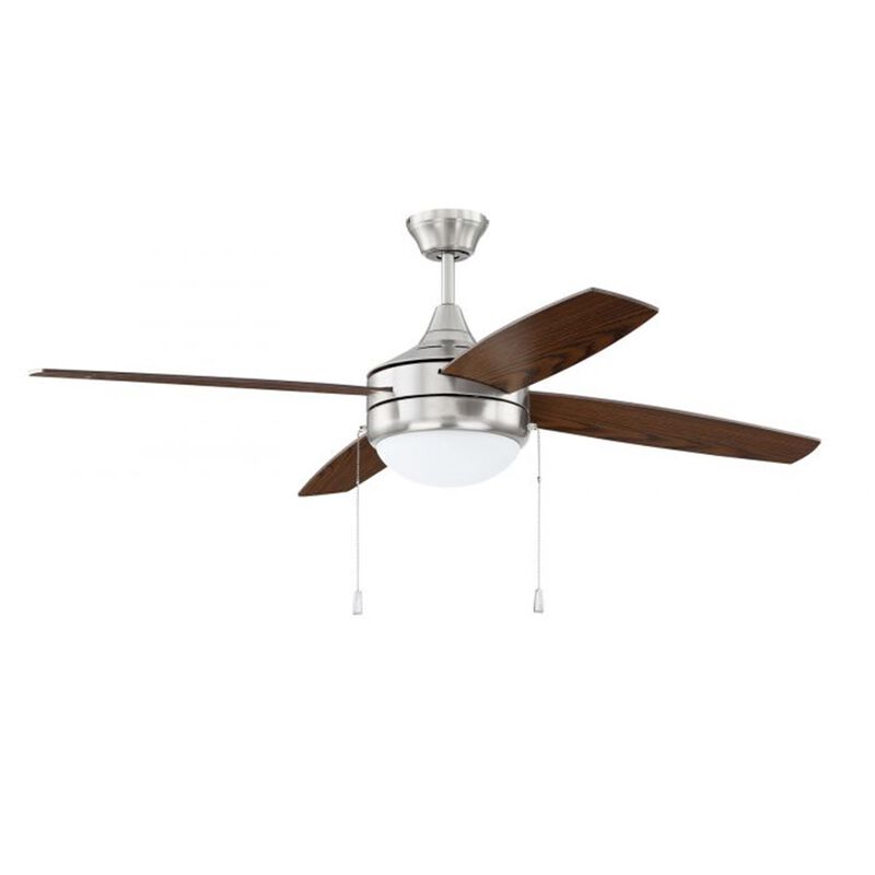 Phaze 52 Inch 4 Blade Ceiling Fan with Light Kit by Craftmade