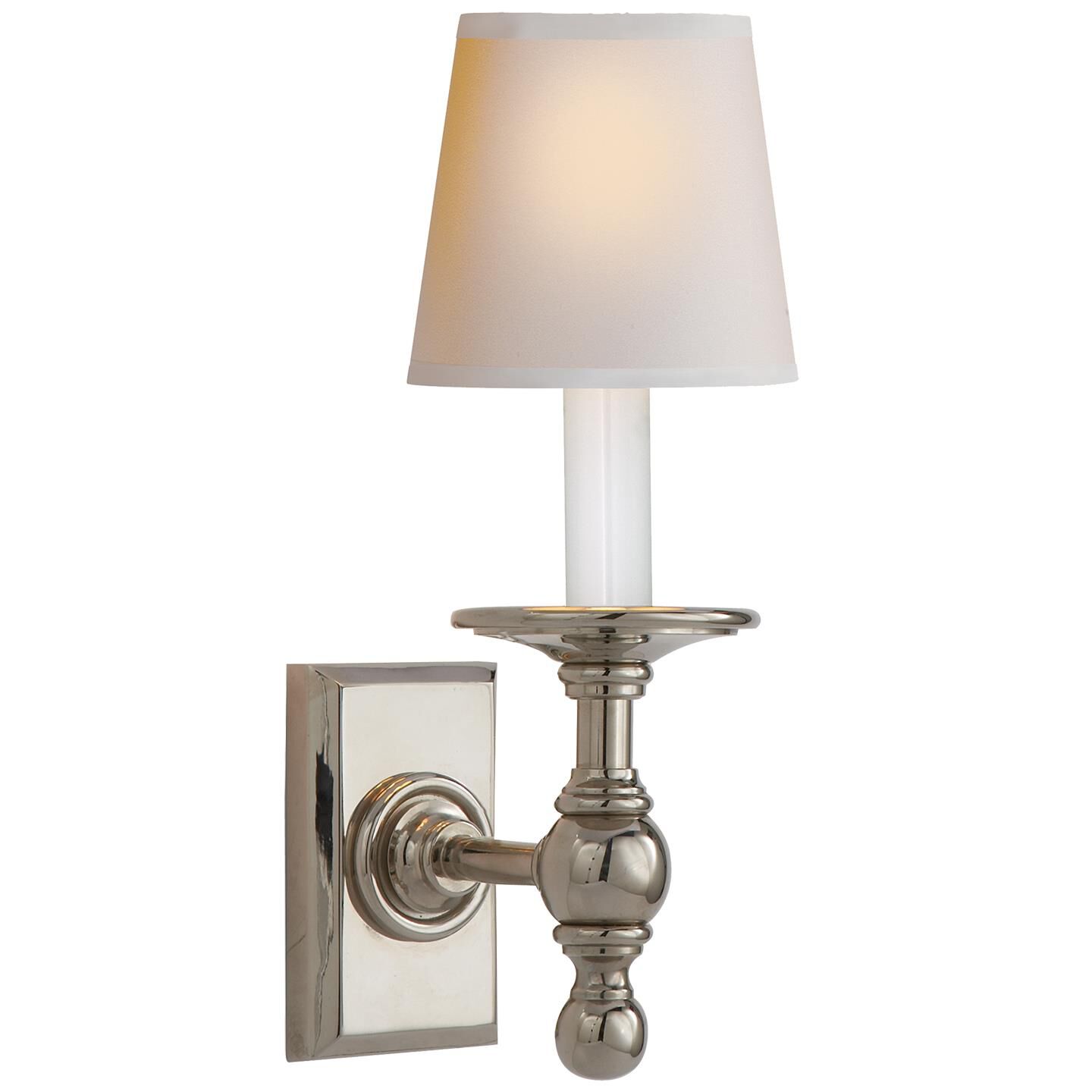Shown in Polished Nickel finish and Chsnp  Sold Separately shade