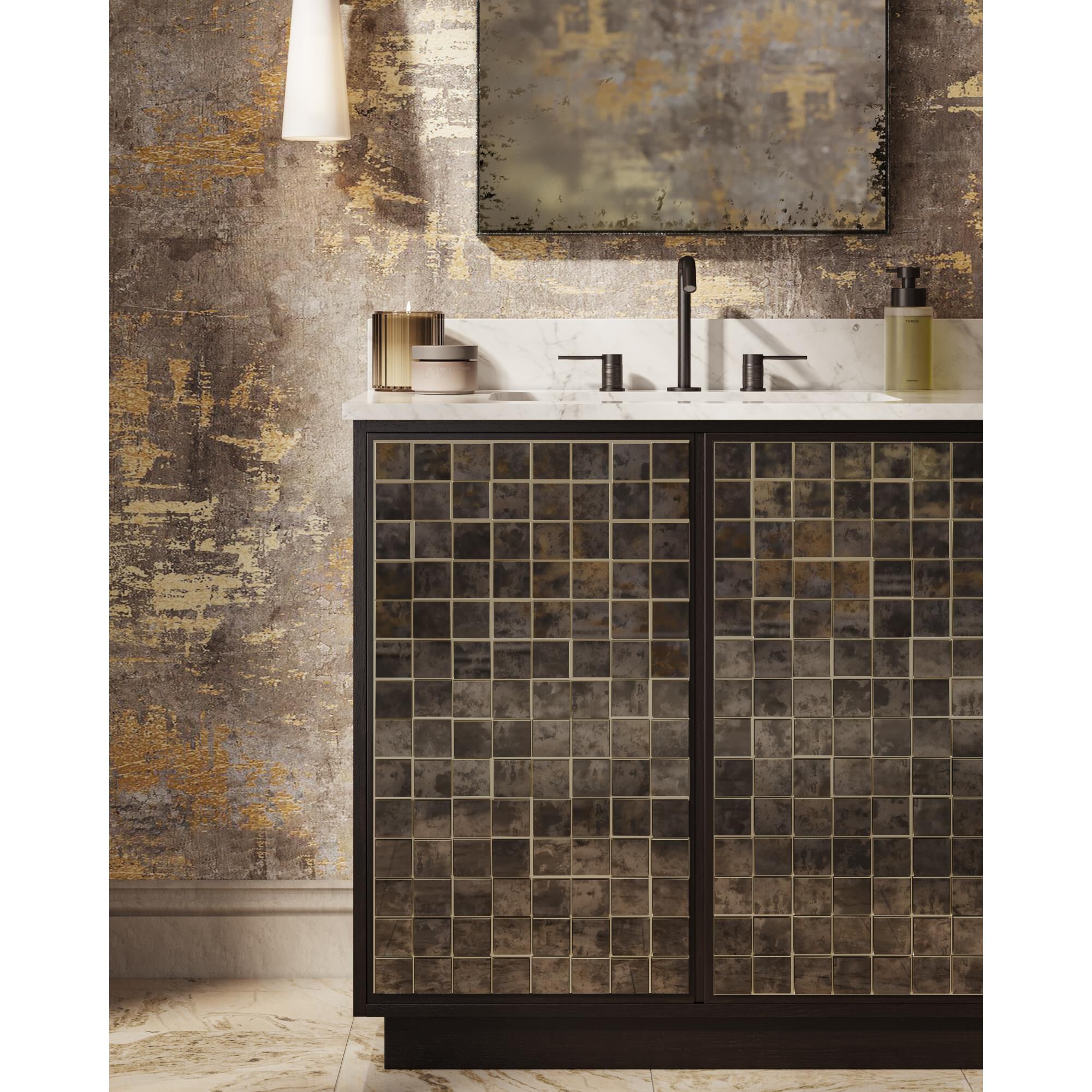 Mosaico 36 Inch Bath Vanity by Currey and Company