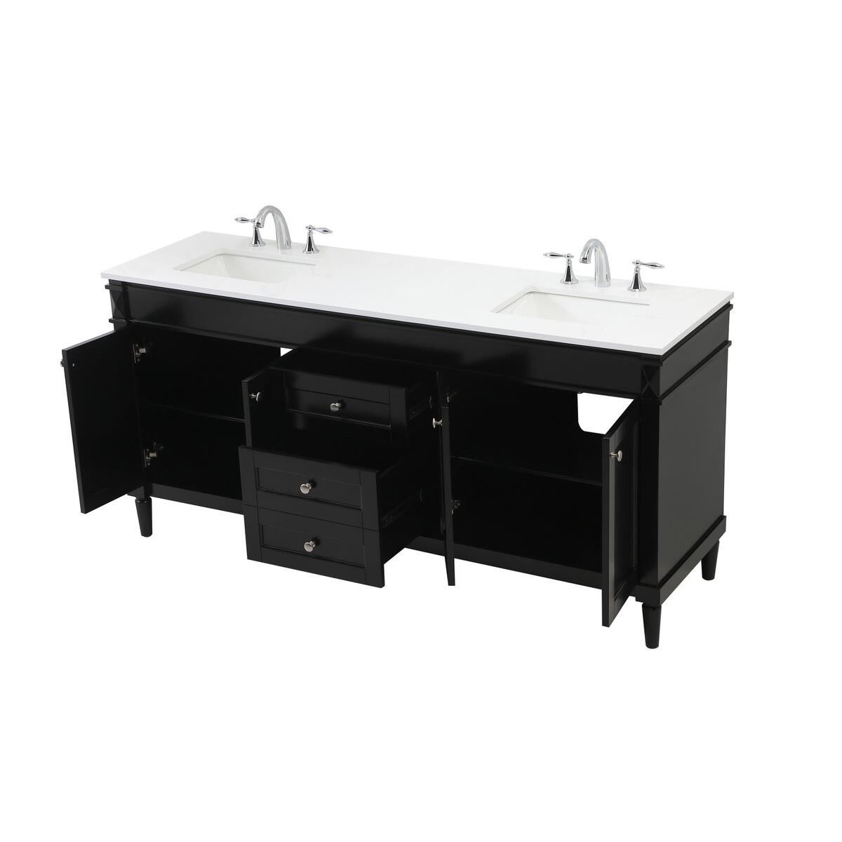 Shown in Black finish