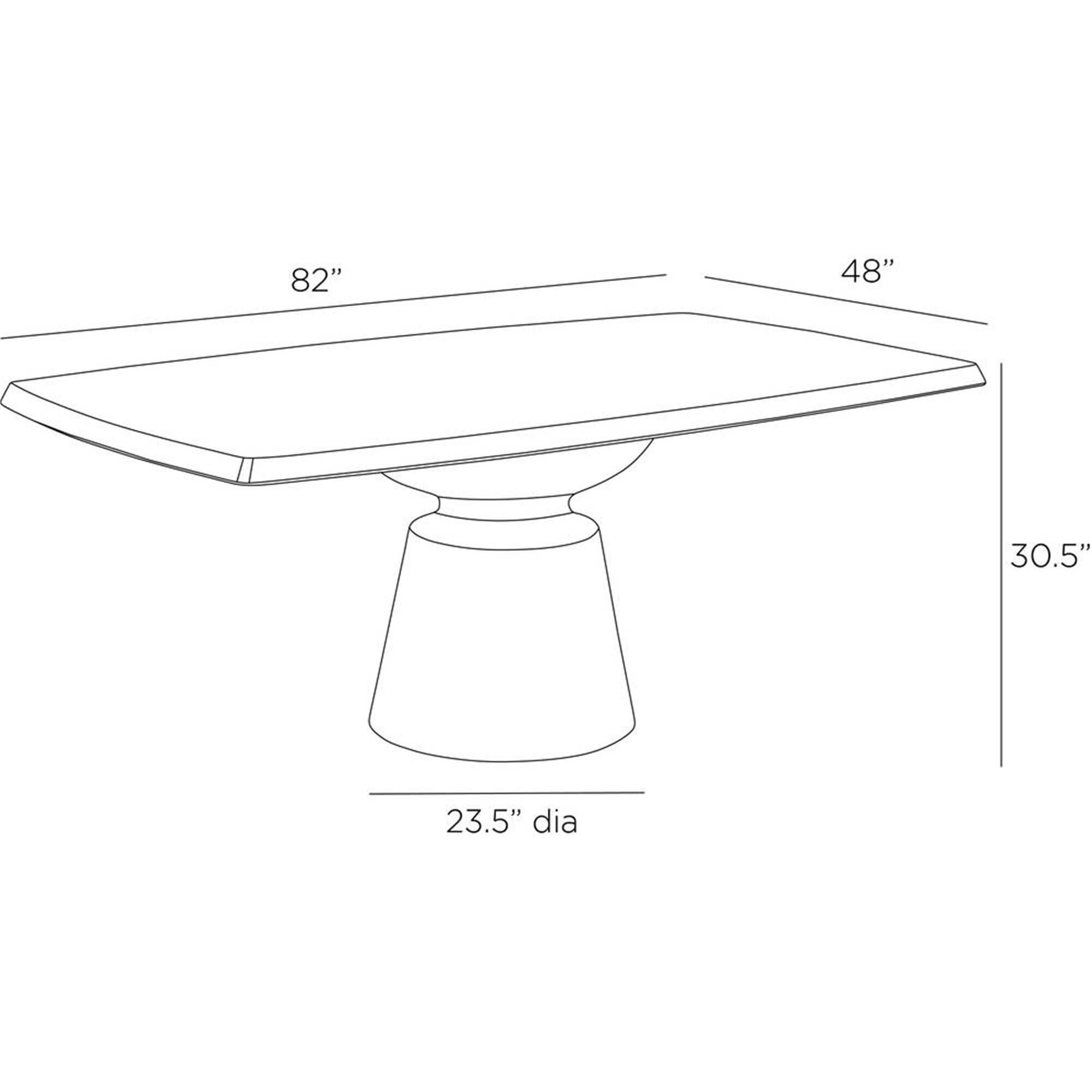 Forgey 82 Inch Dining Table by Arteriors Home