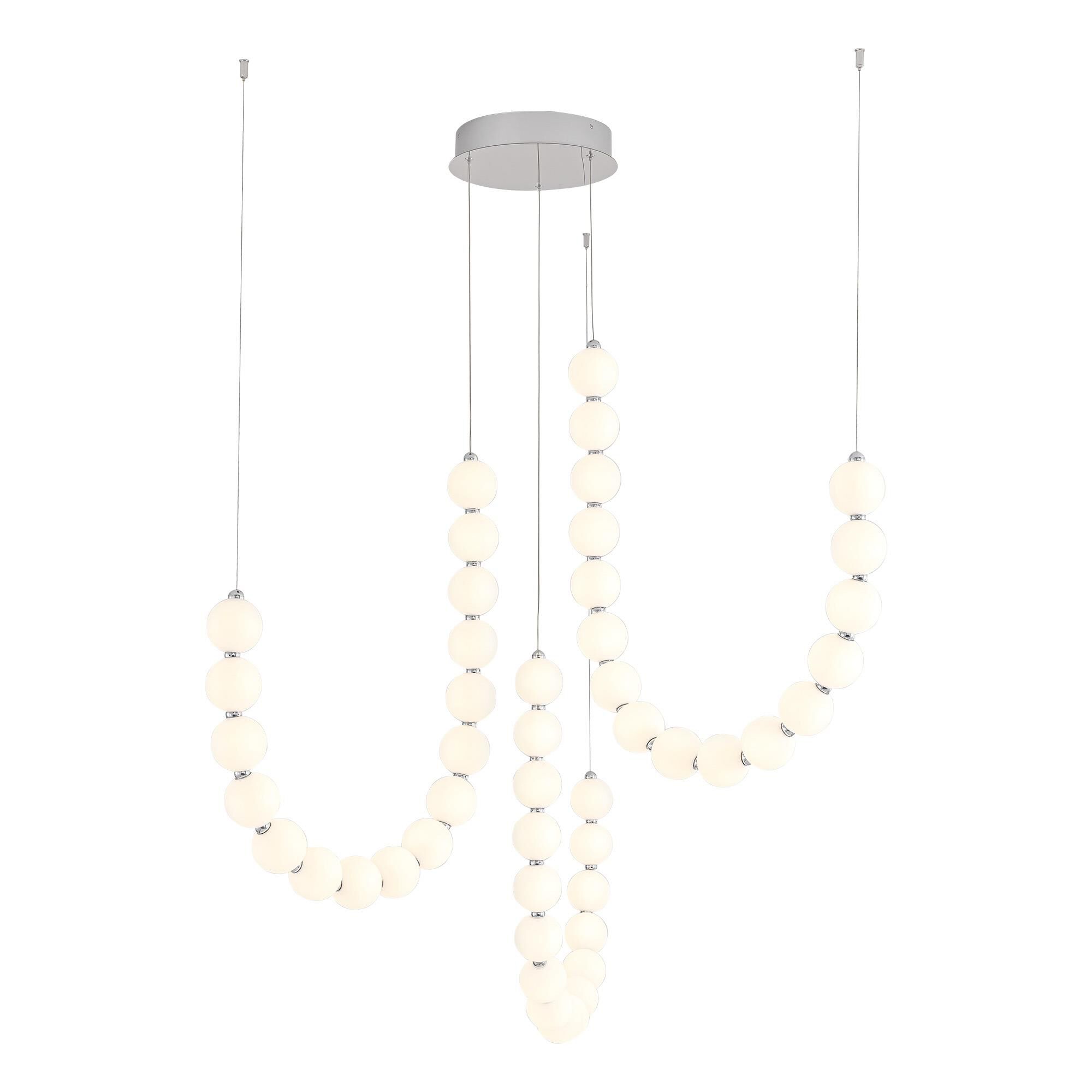 Ryan Pauly Akoya 11 Inch Multi Light Pendant by Alora Lighting