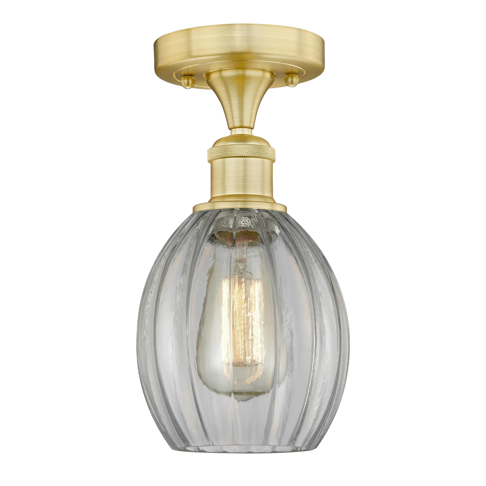 Bruno Marashlian Eaton 6 Inch 1 Light Semi Flush Mount by Innovations Lighting