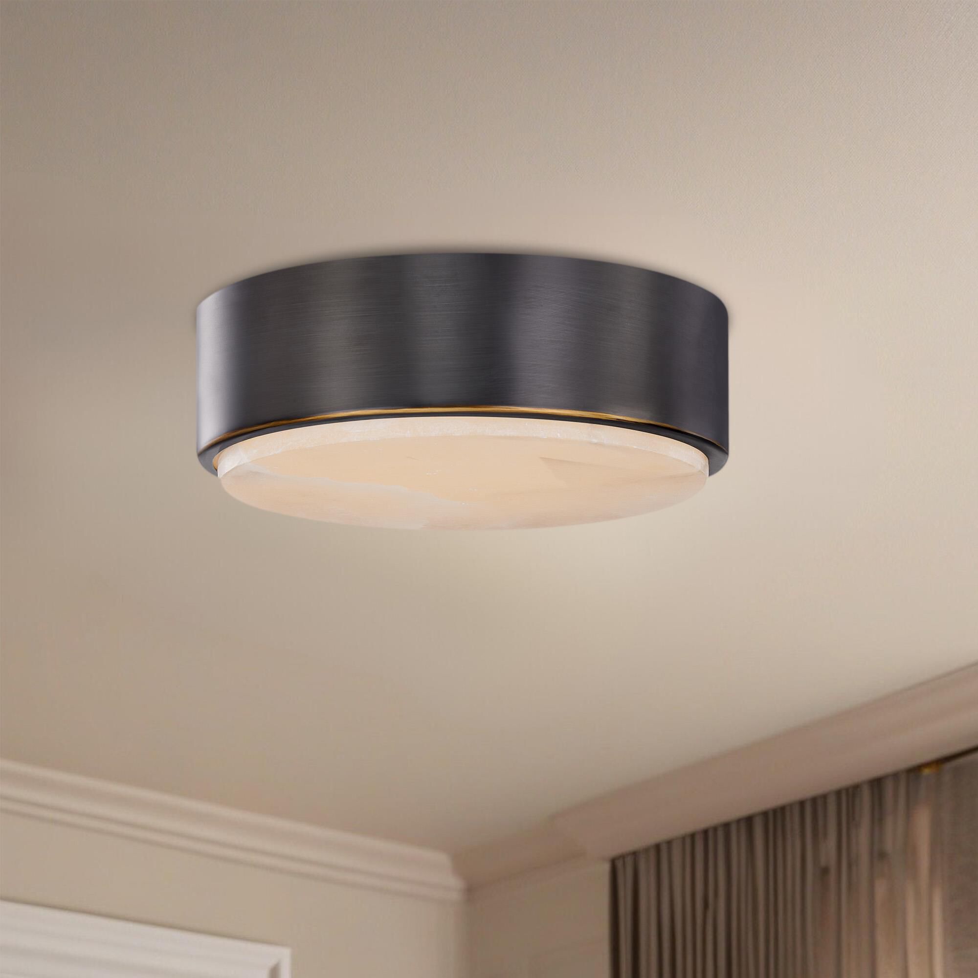 Alan Pepin Blanco 8 Inch Flush Mount by Alora Lighting