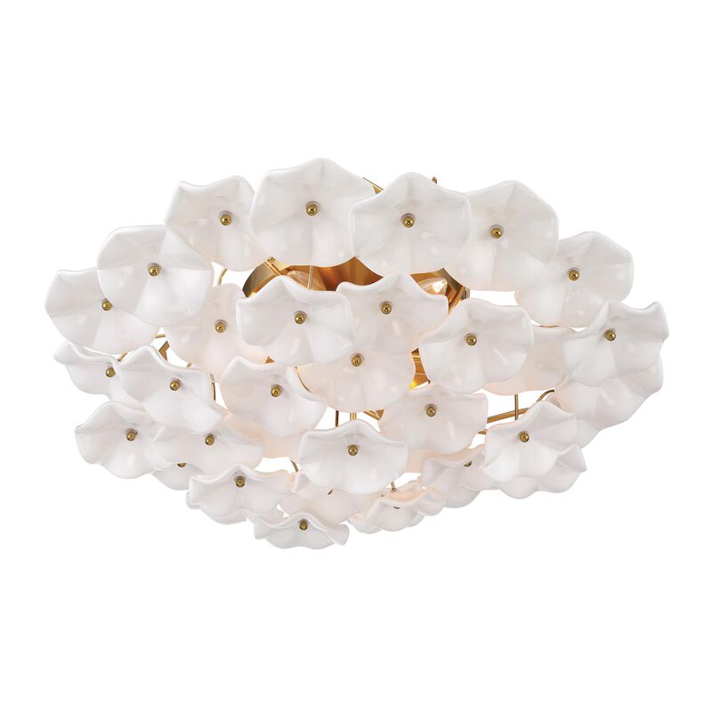 Esme 23 Inch Semi Flush Mount by Crystorama