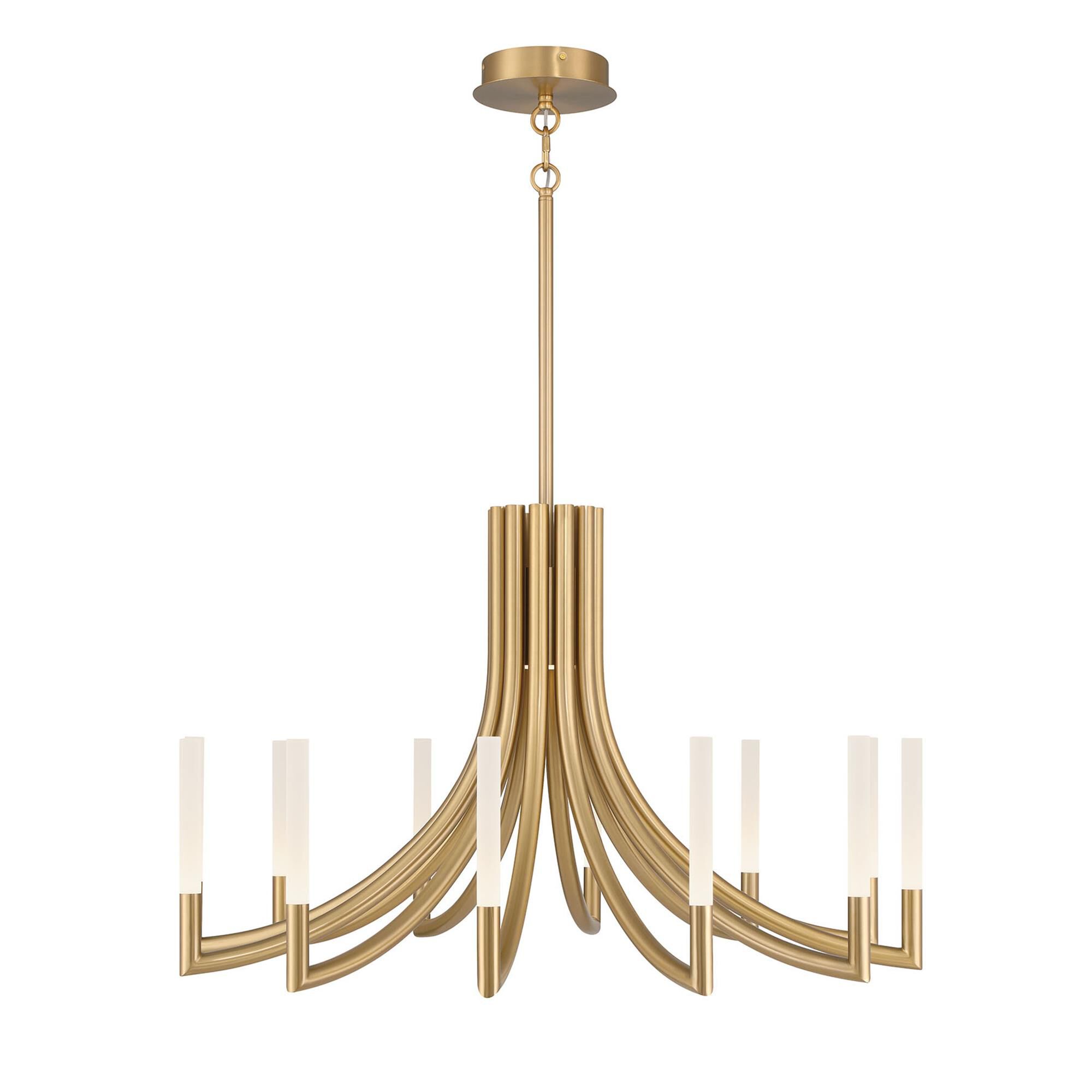 Shown in Gold finish and Frosted Acrylic glass